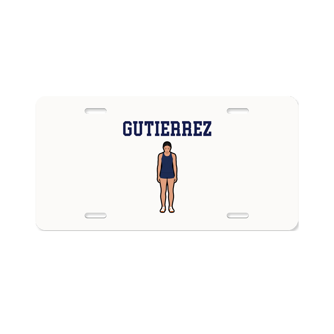 License Plate — Shirsey in Classic