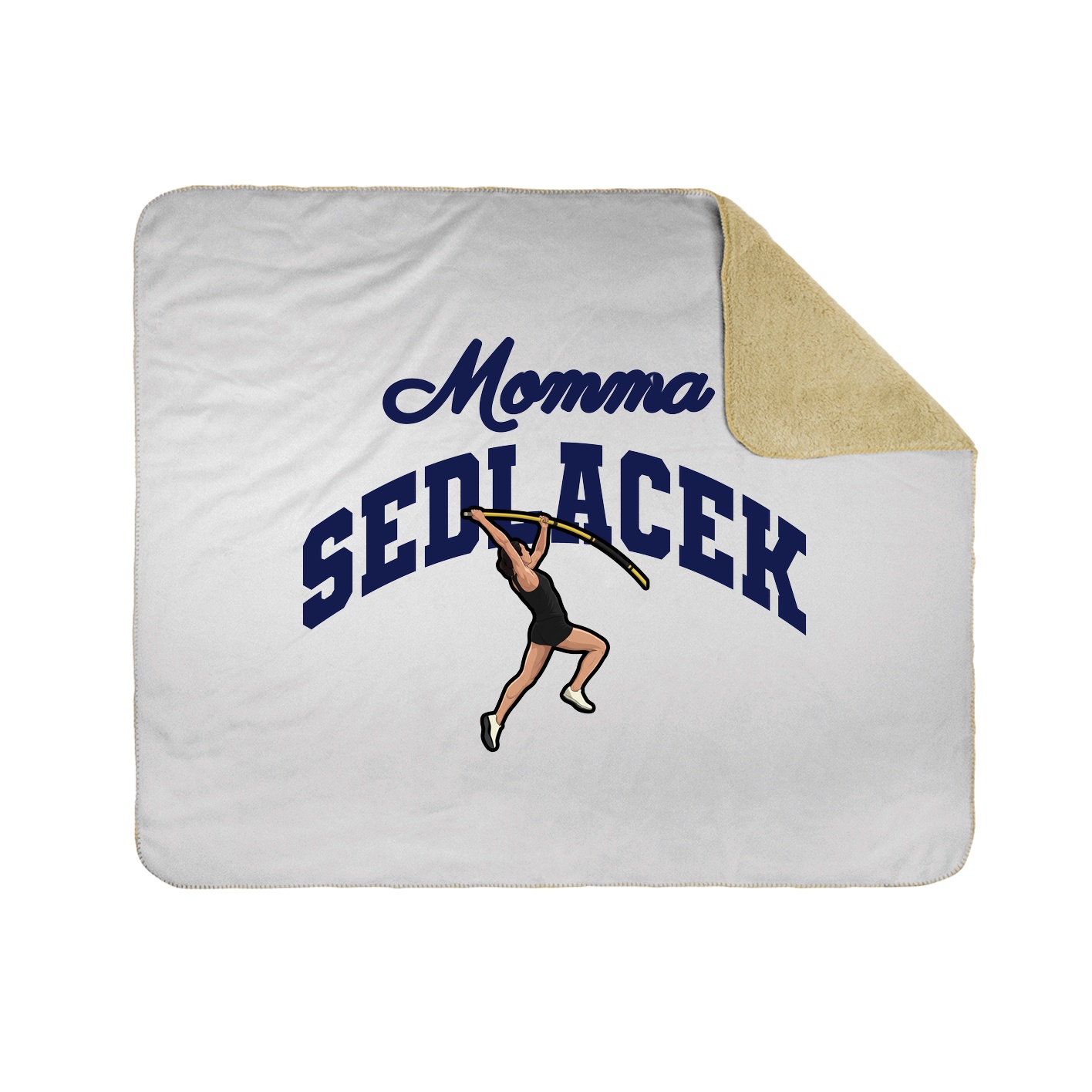 Throw Blanket — Mothers Day Arch in White
