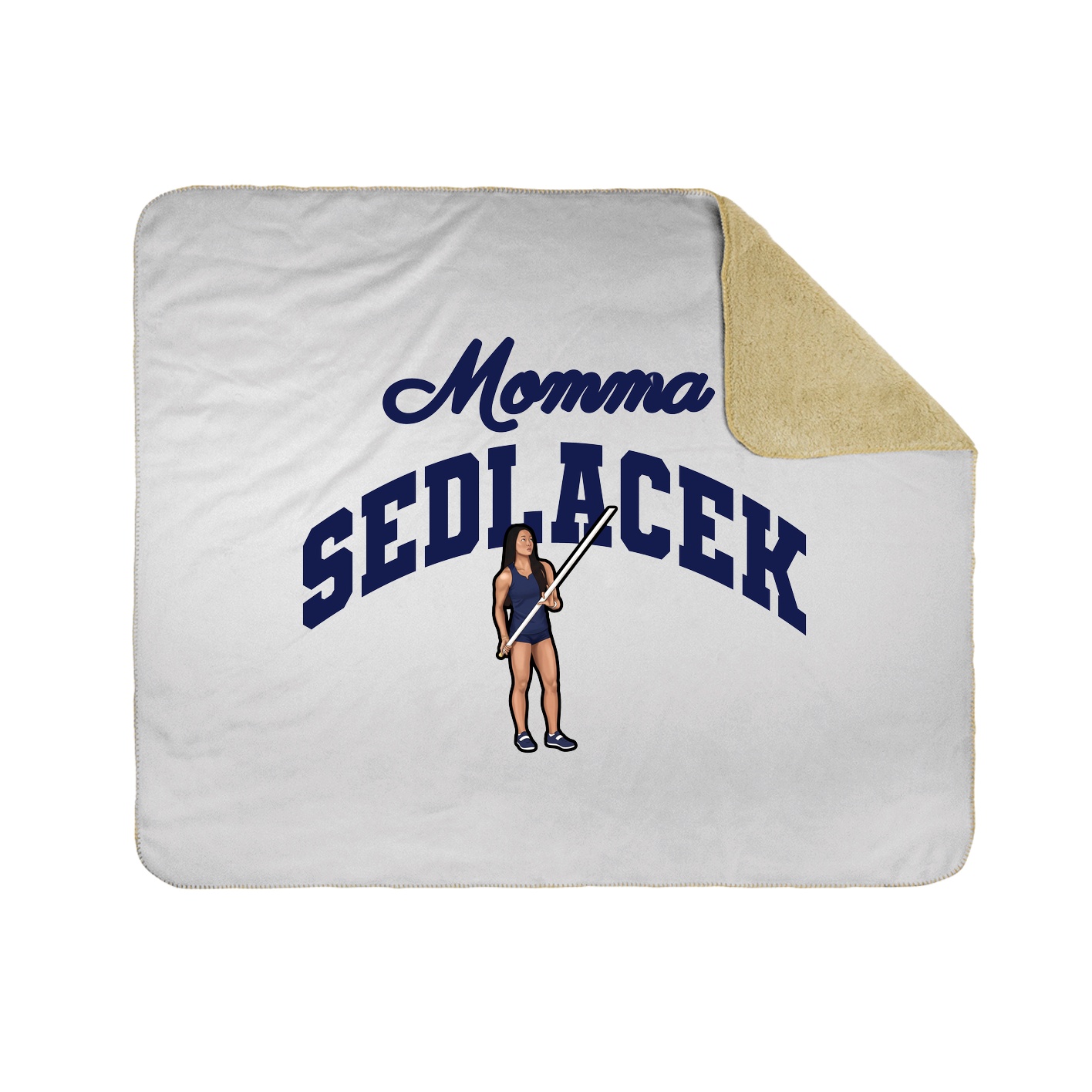 Throw Blanket — Mothers Day Arch in White