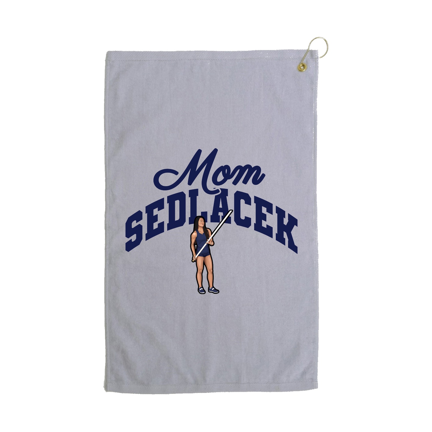 Golf Towel — Mothers Day Arch in Grey