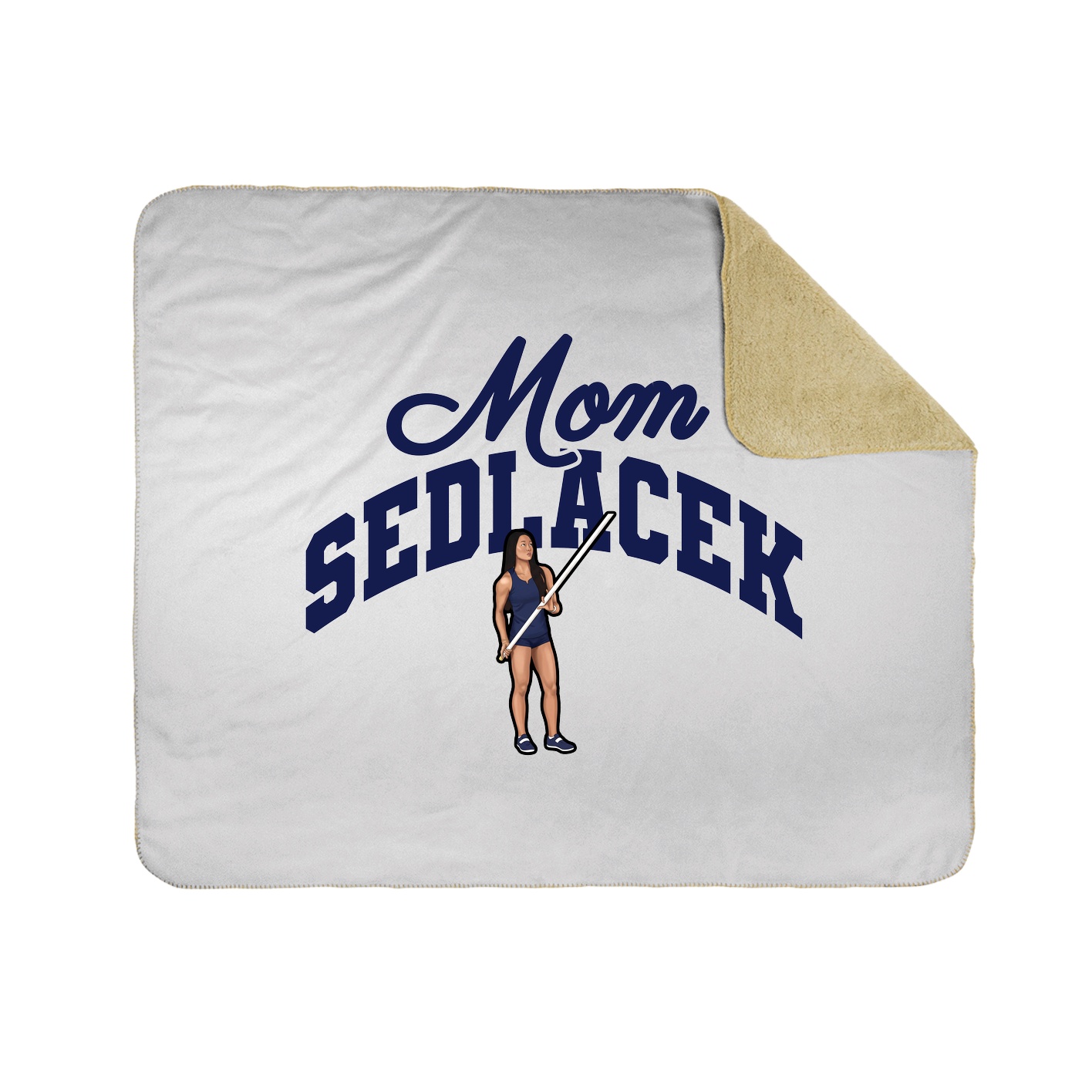 Throw Blanket — Mothers Day Arch in White
