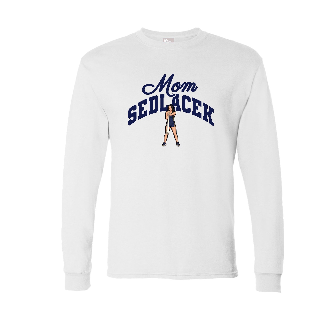 Long Sleeve Tee — Mothers Day Arch in White