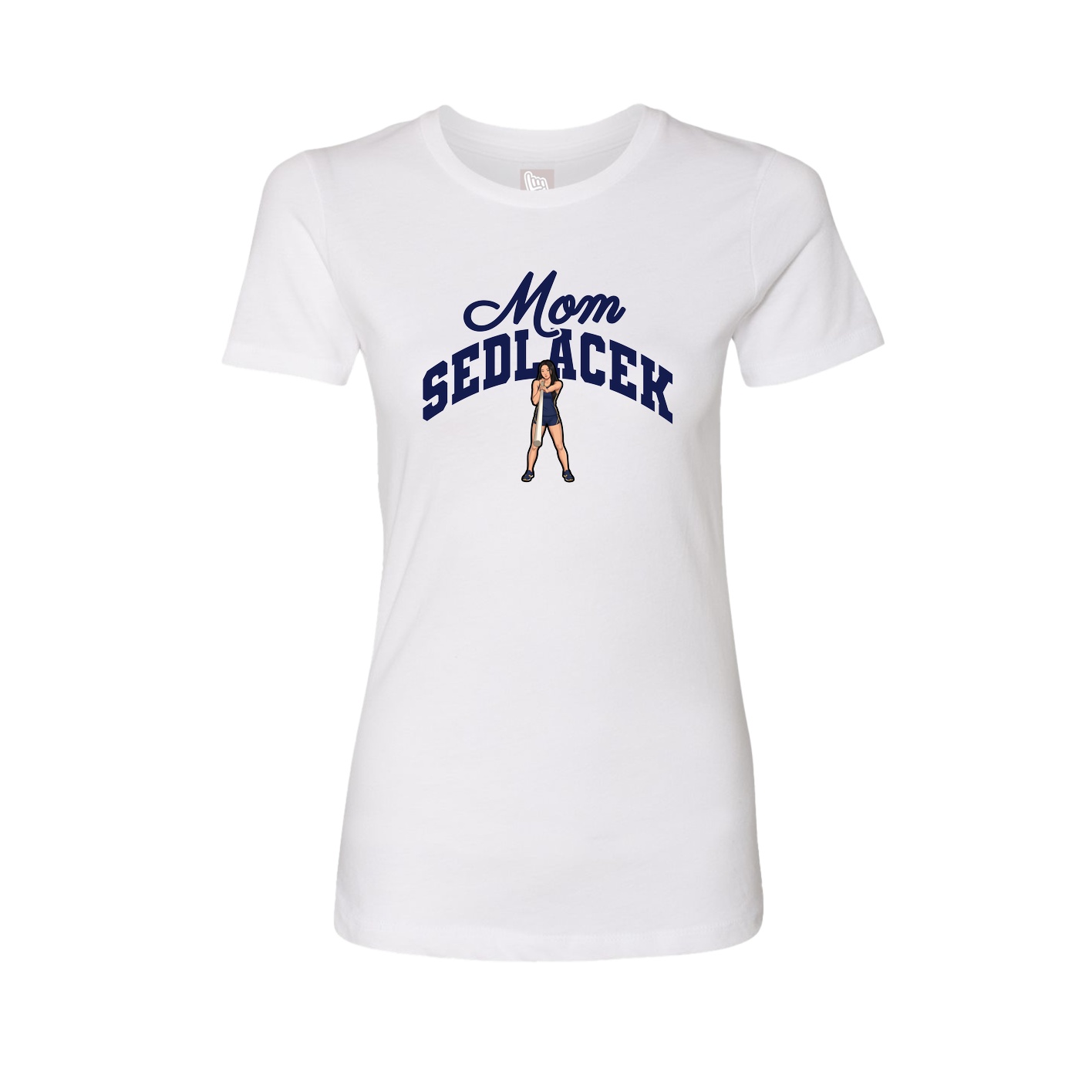Womens Tee — Mothers Day Arch in White