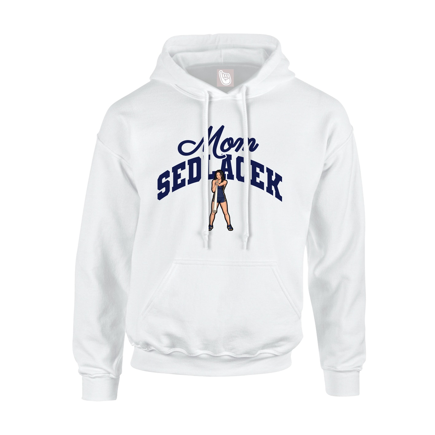 Hoodie — Mothers Day Arch in White