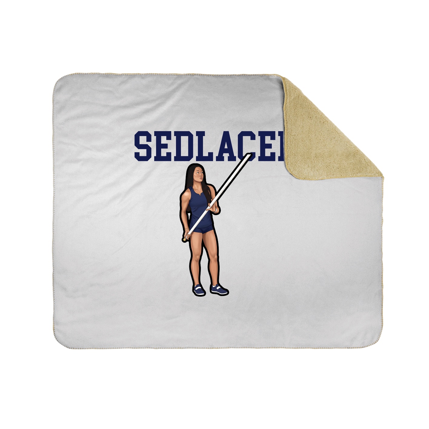 Throw Blanket — Shirsey in White