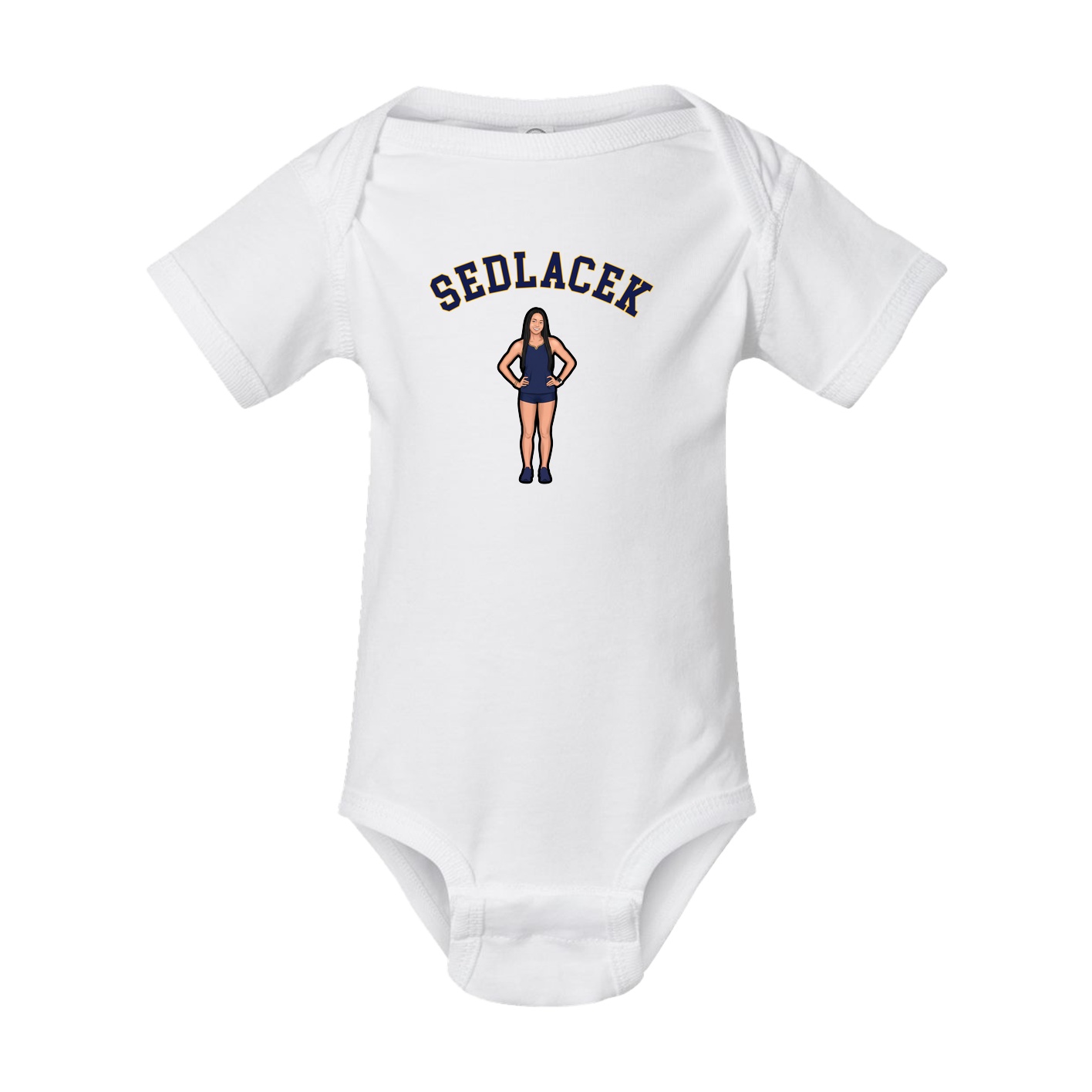 Baby Onesie — Shirsey Arch in White