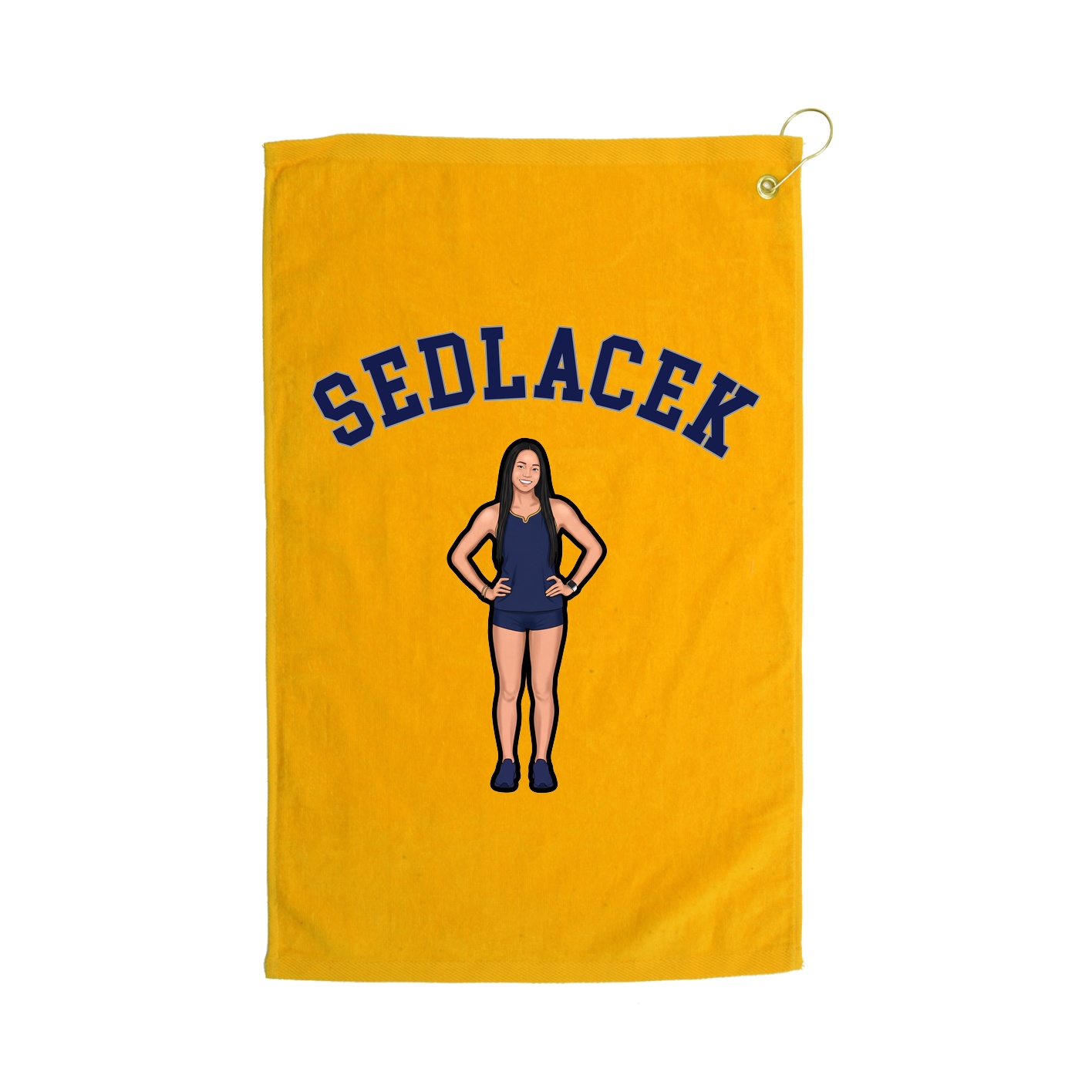 Golf Towel — Shirsey Arch in Gold