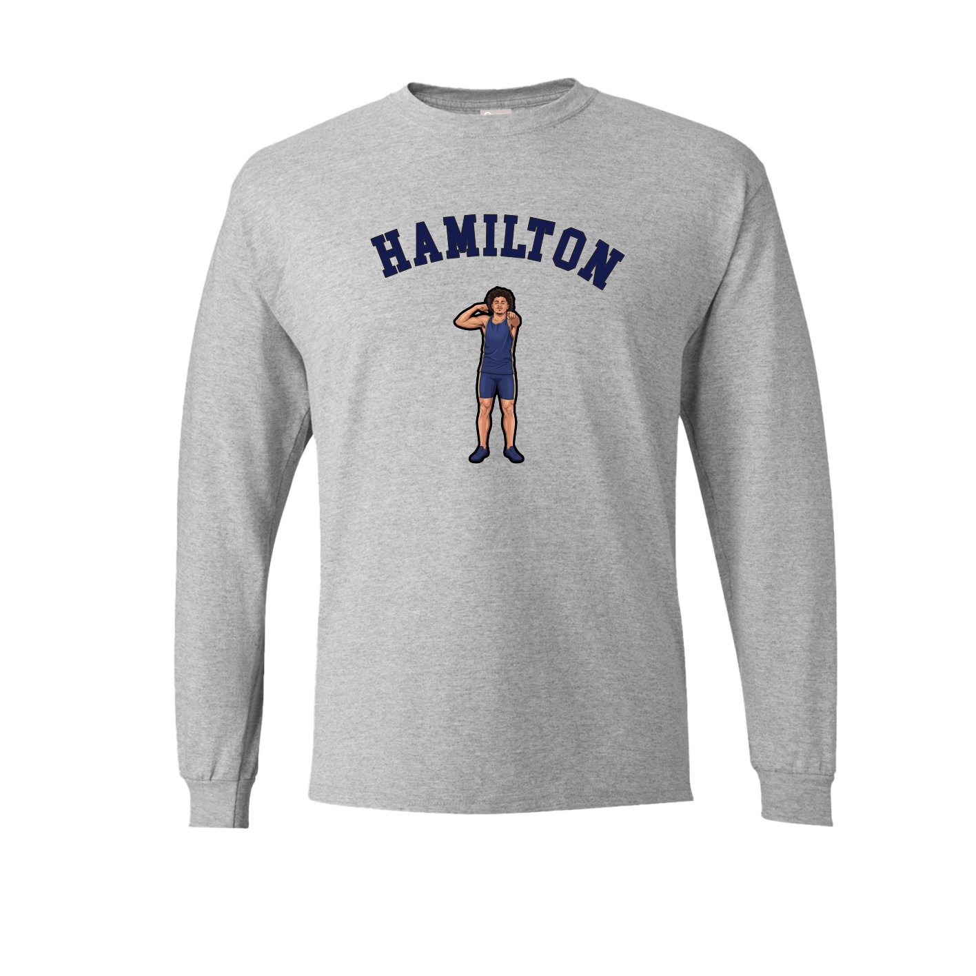 Long Sleeve Tee — Shirsey Arch in Grey