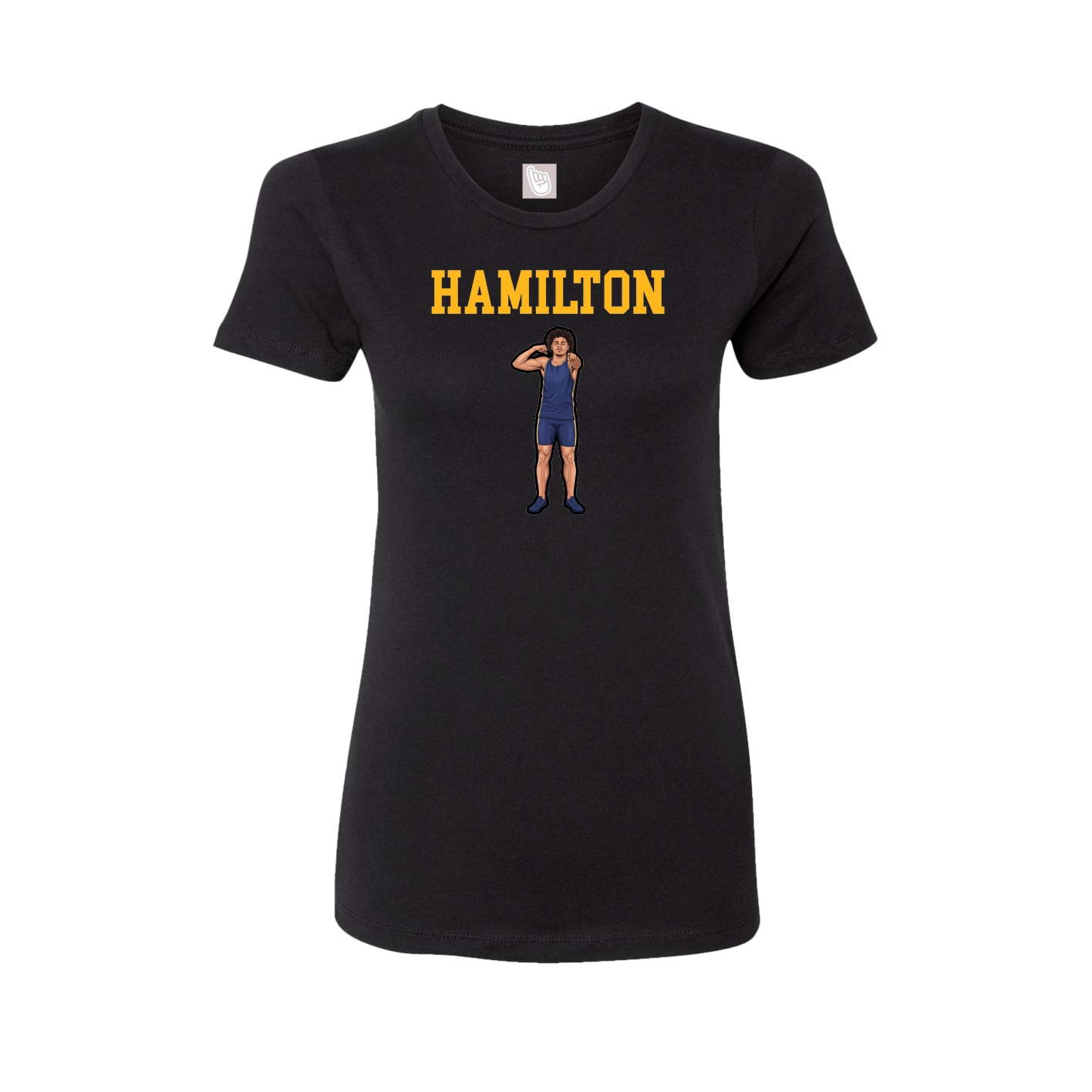 Fitted Women's Tee — Shirsey in Black
