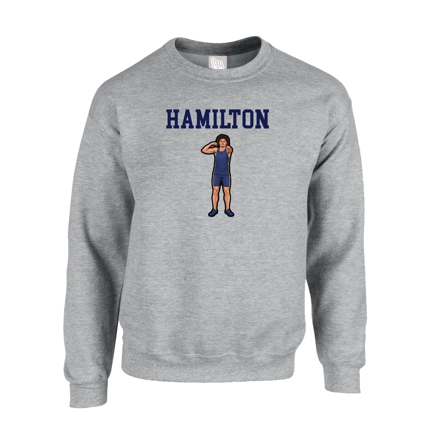 Fleece Crew — Shirsey in Grey