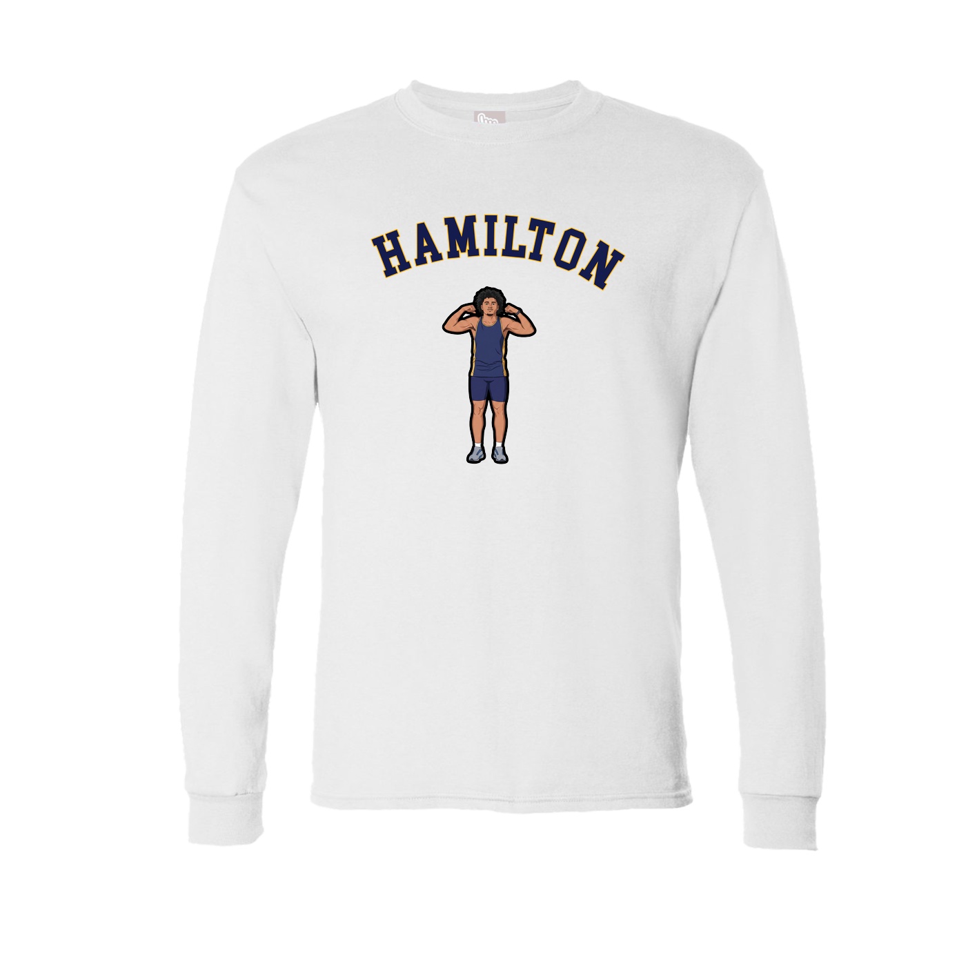 Long Sleeve Tee — Shirsey Arch in White