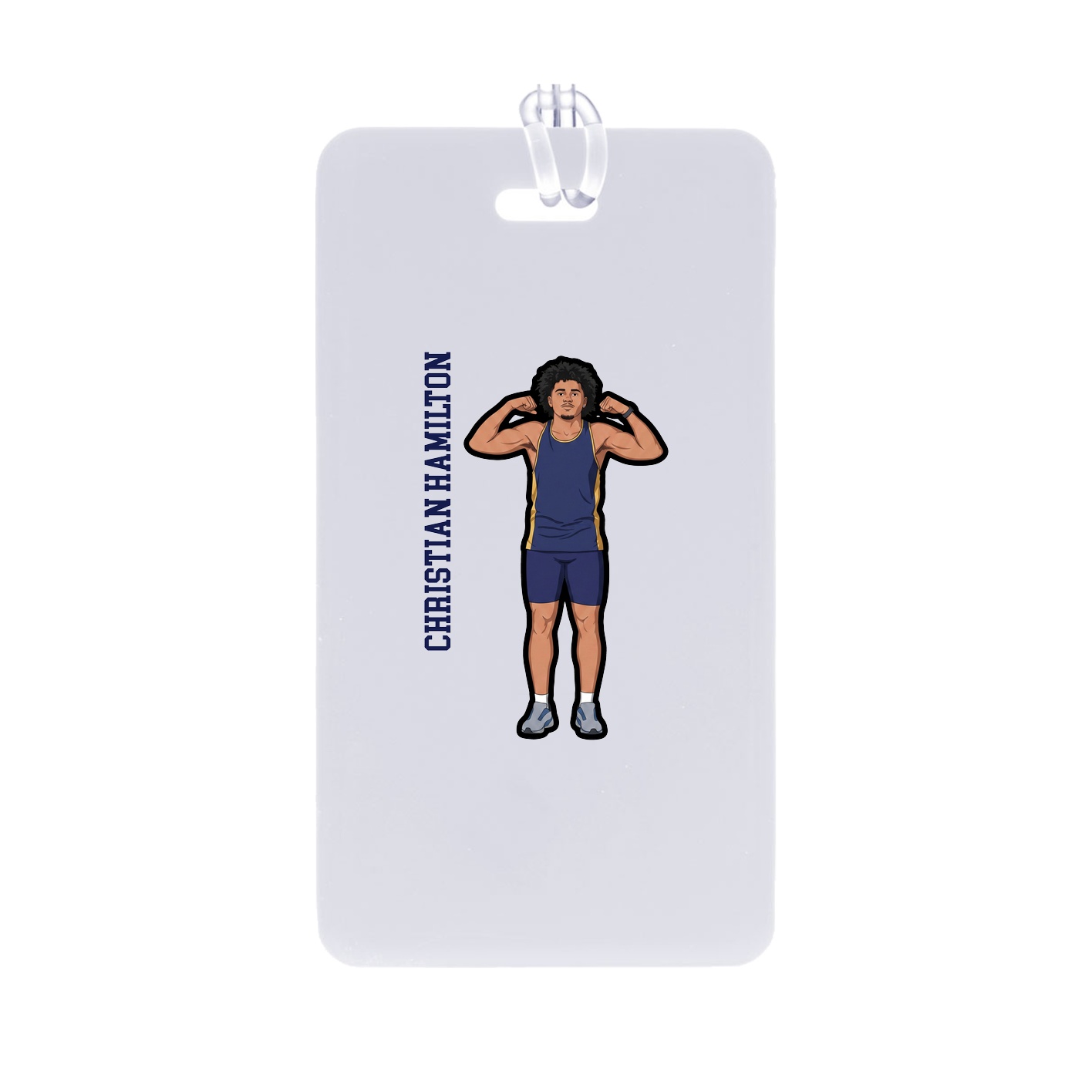 Bag Tag — Name Vertical in Classic