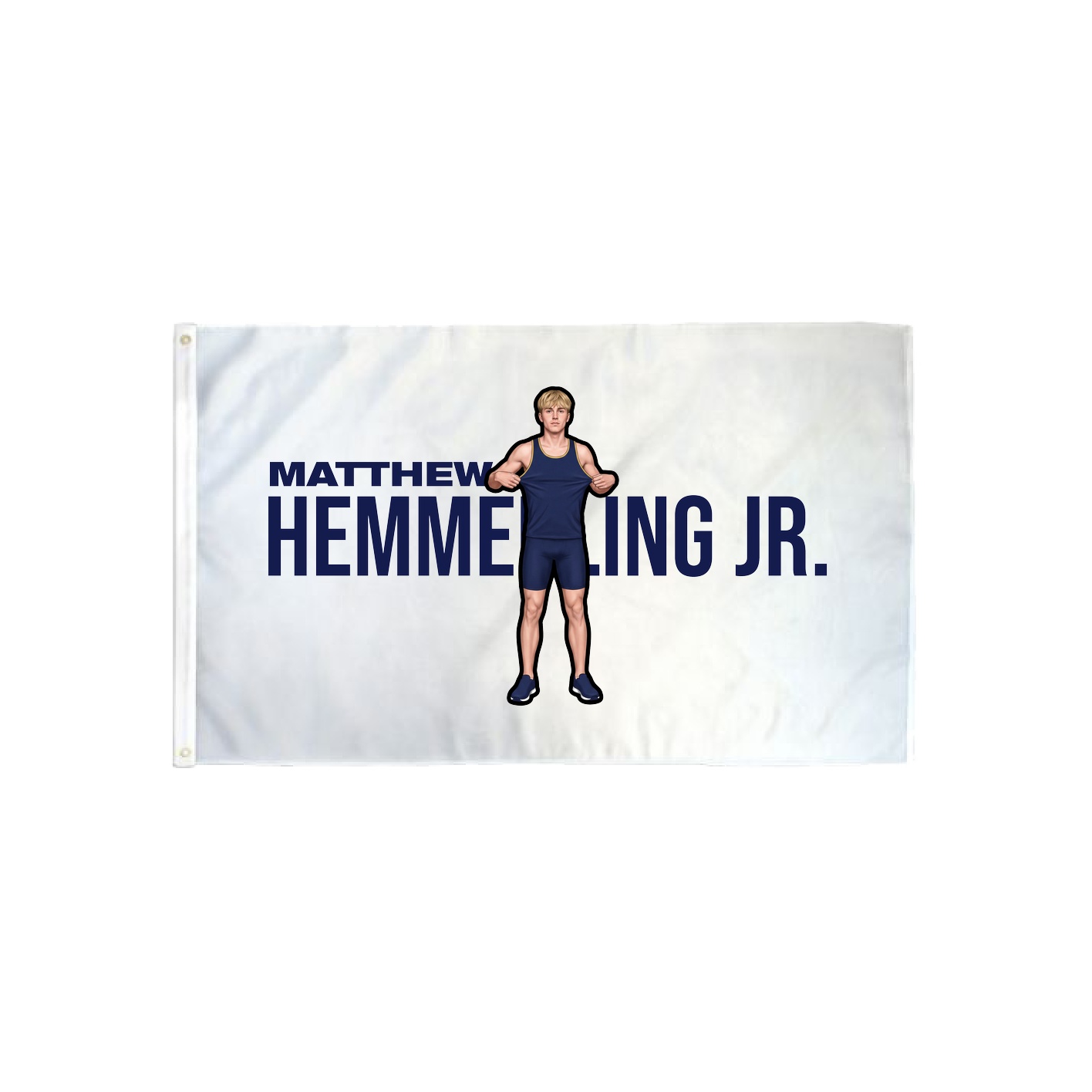 3x5 Flag — Player Name in Classic