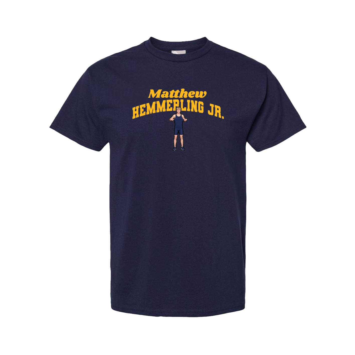 Youth Tee — Signature Arch in Navy