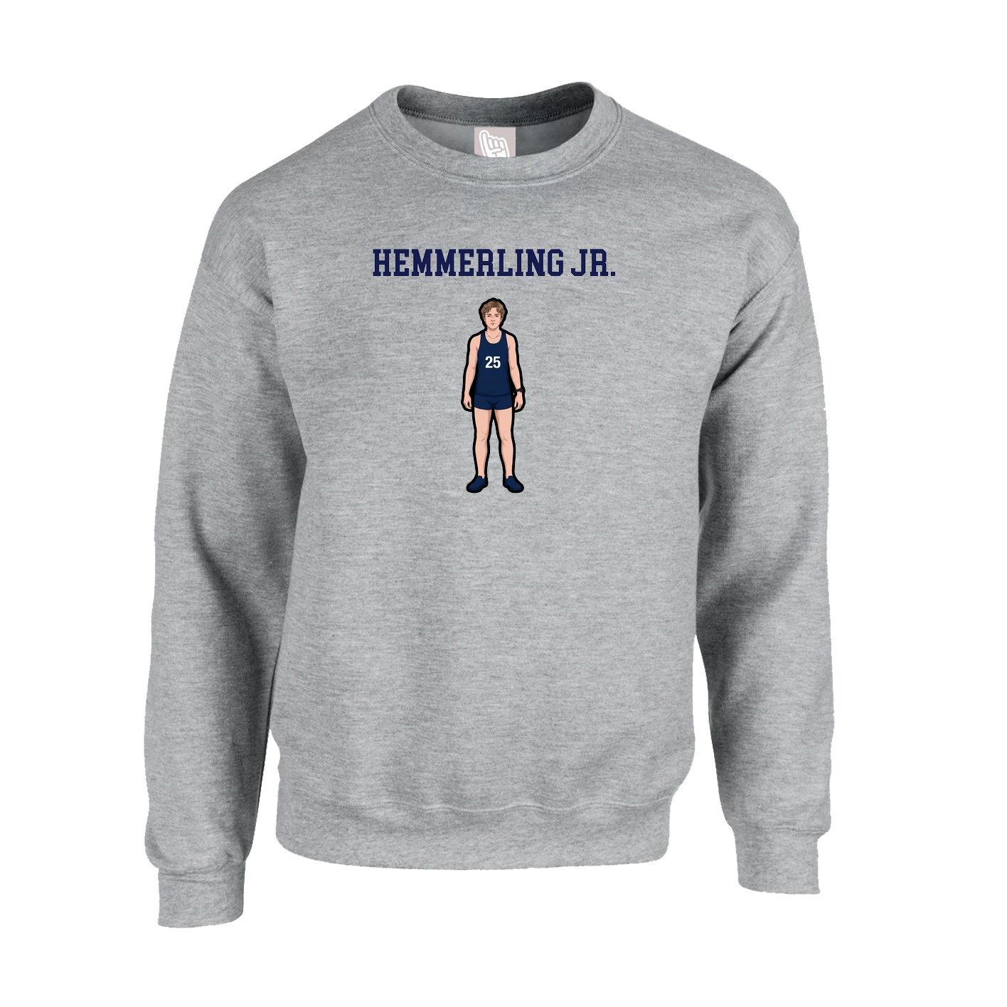 Fleece Crew — Shirsey in Grey
