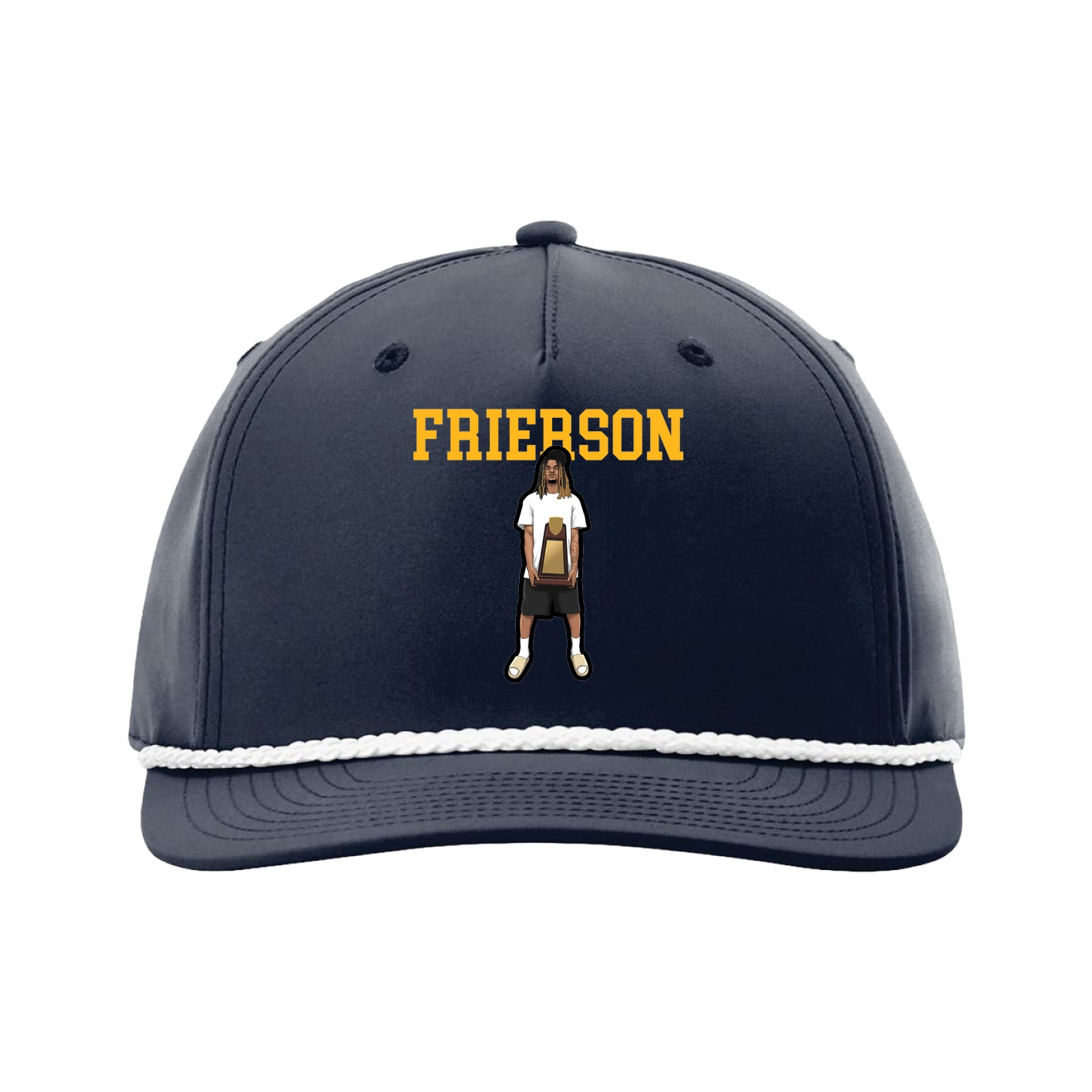 Five-Panel Classic Rope Cap — Shirsey in Navy