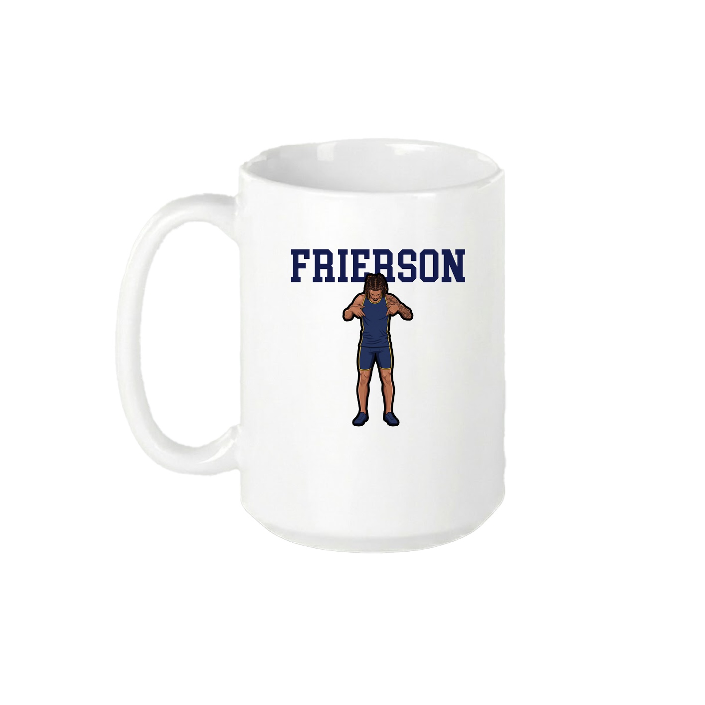15oz Coffee Mug — Shirsey in White