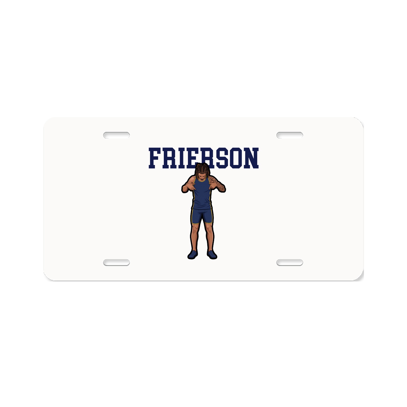 License Plate — Shirsey in Classic