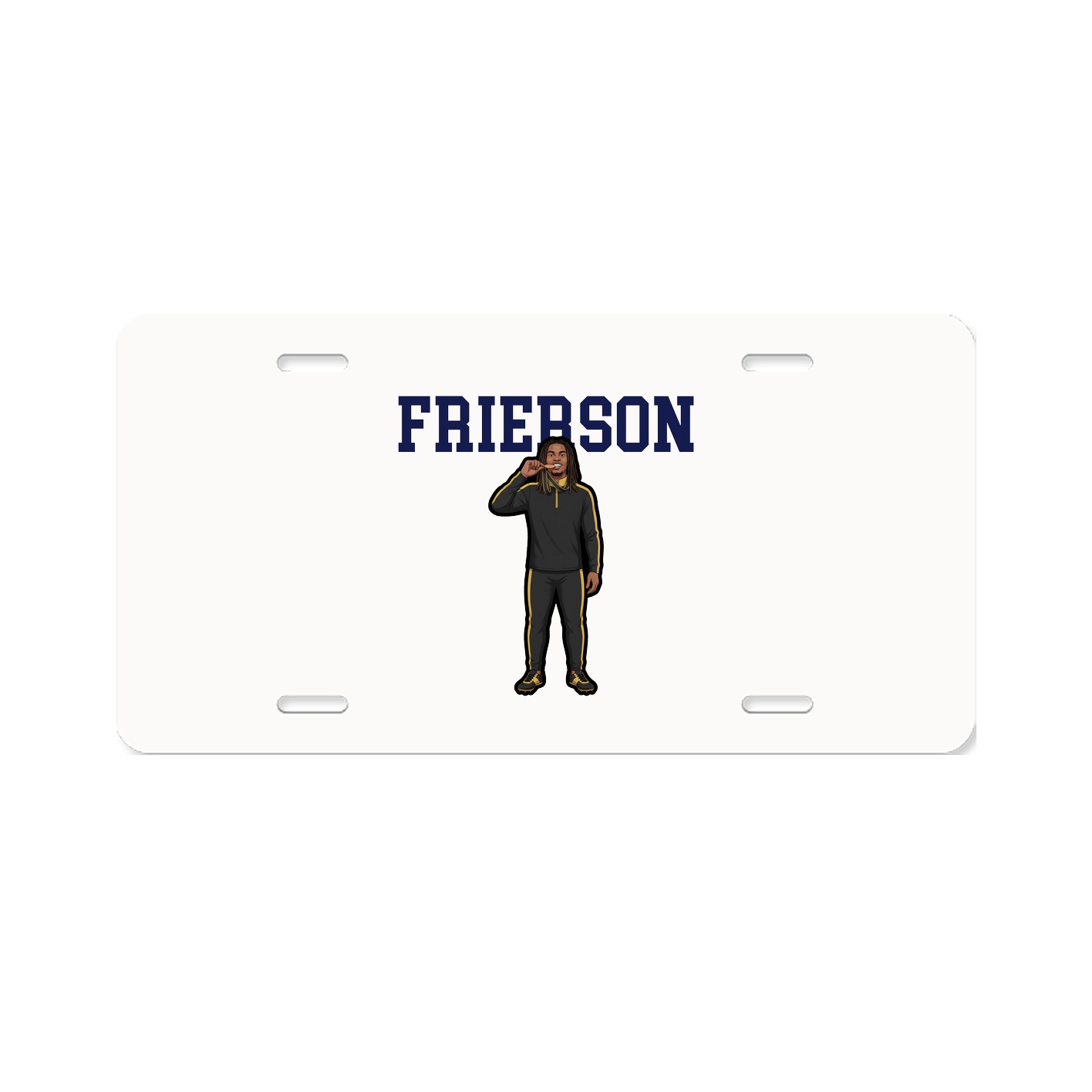 License Plate — Shirsey in Classic
