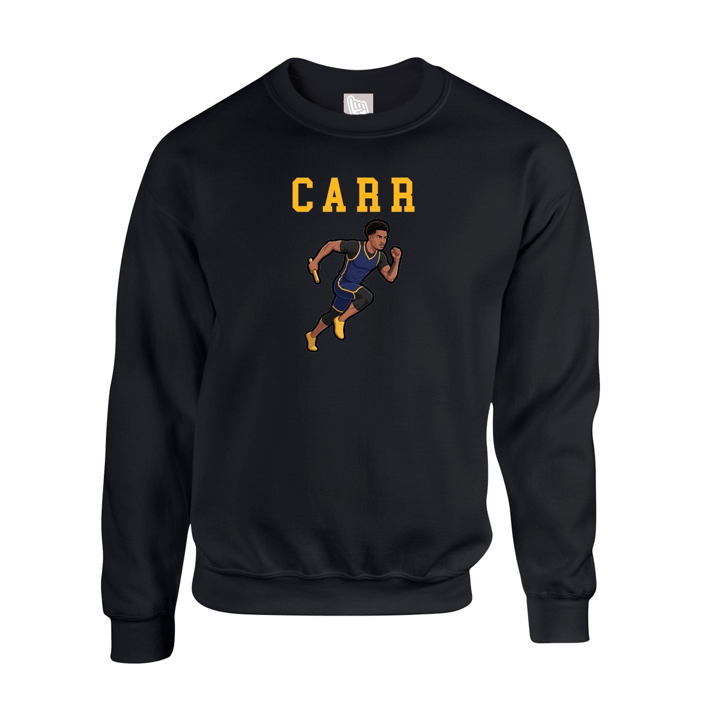 Fleece Crew — Shirsey in Black