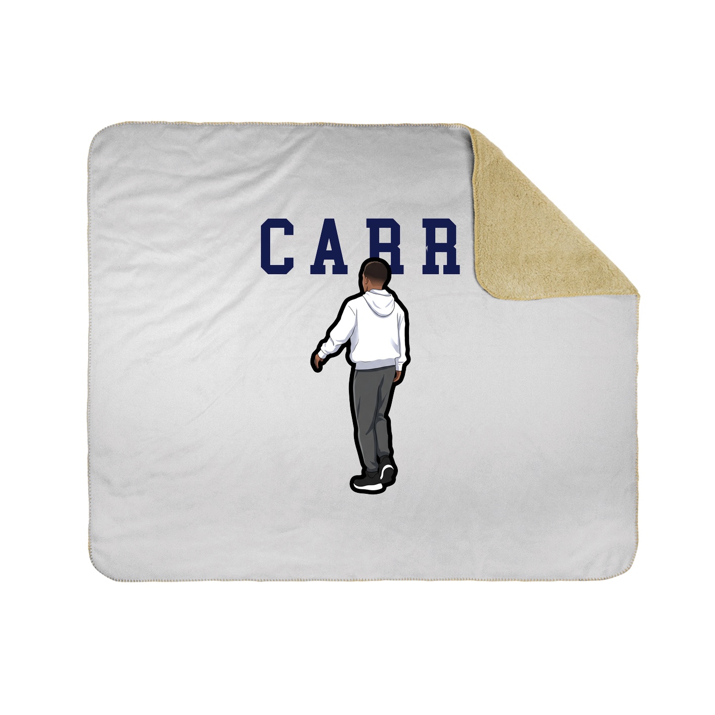 Throw Blanket — Shirsey in White