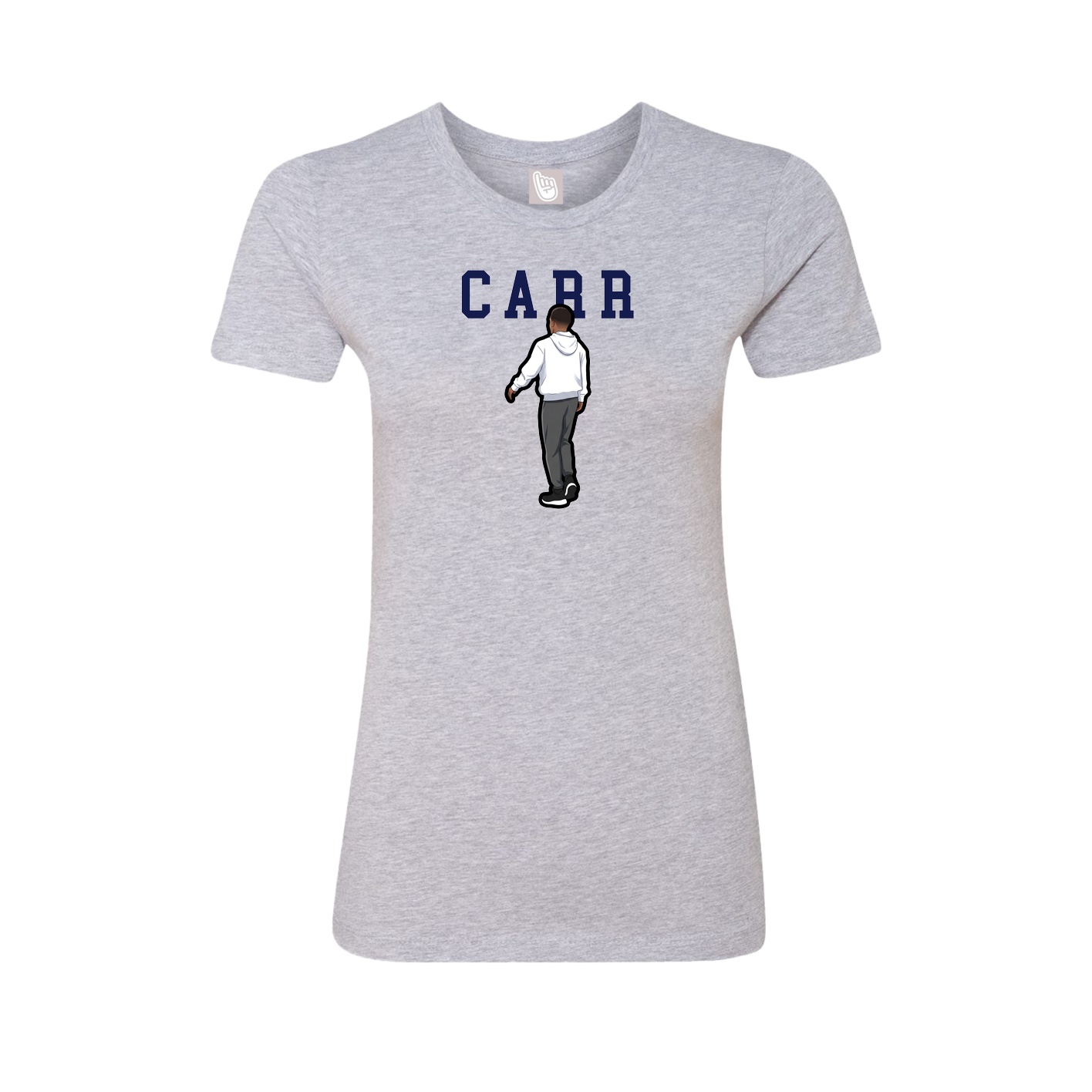Fitted Women's Tee — Shirsey in Grey