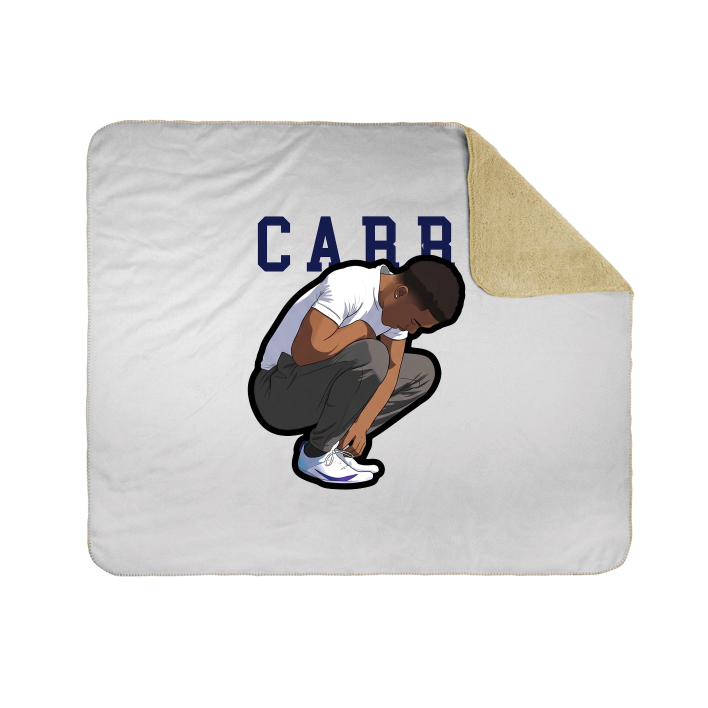 Throw Blanket — Shirsey in White