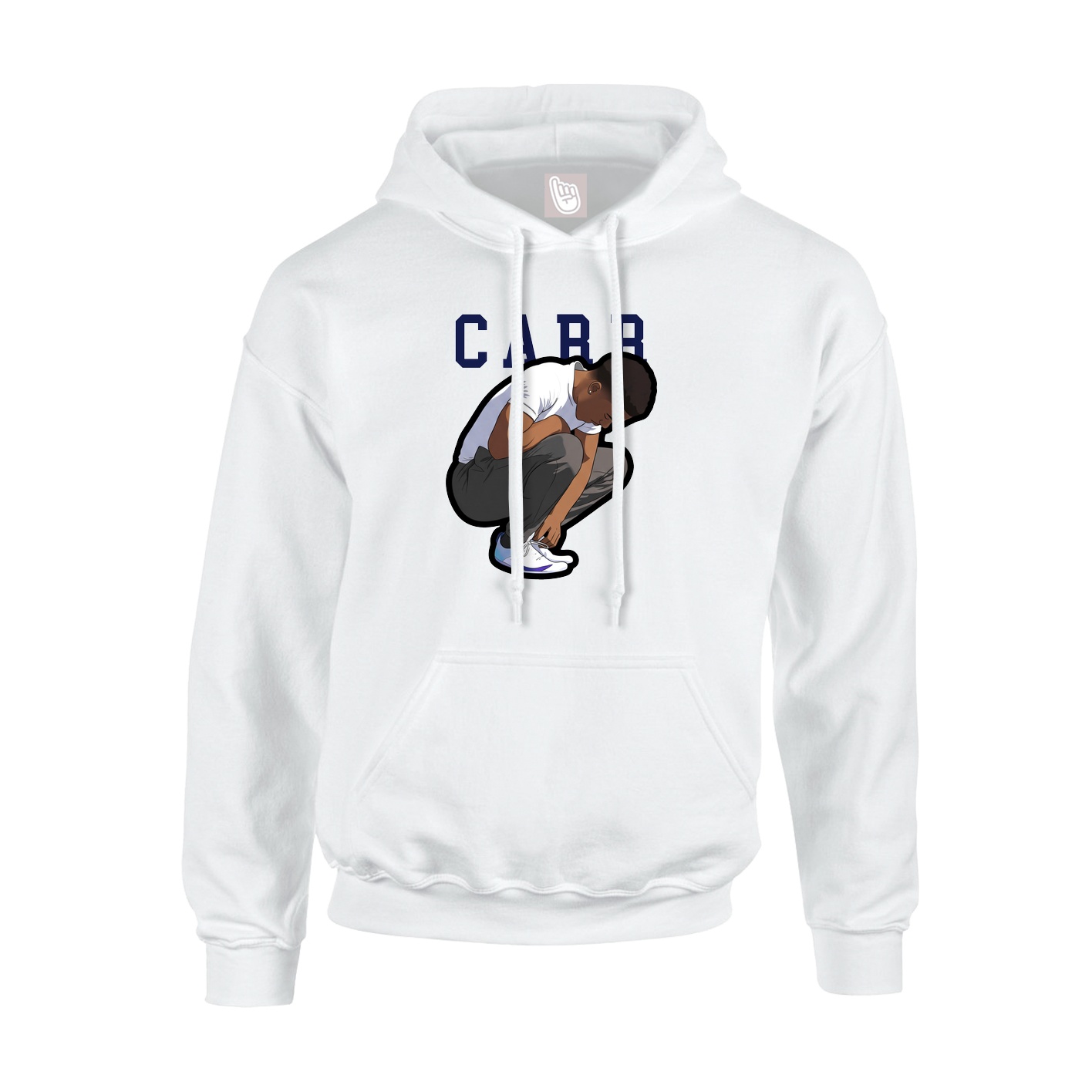 Hoodie — Shirsey in White