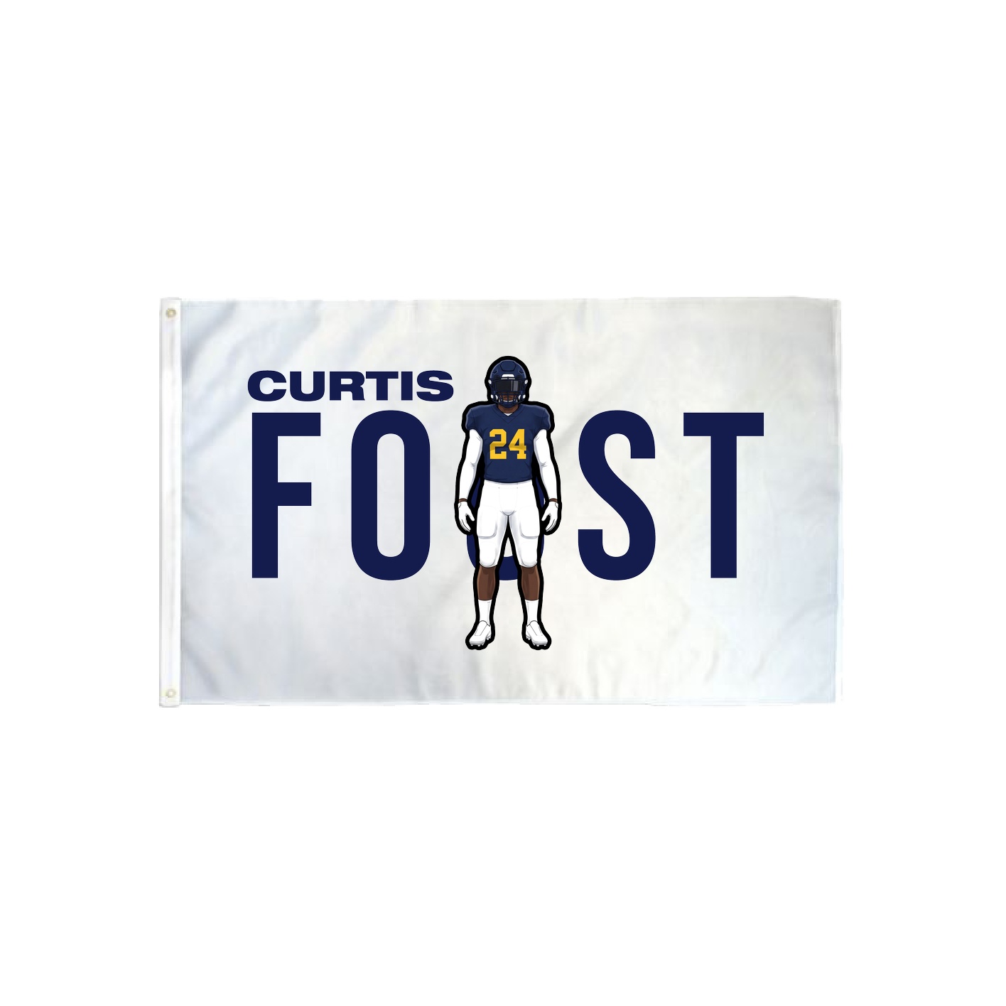 3x5 Flag — Player Name in Classic