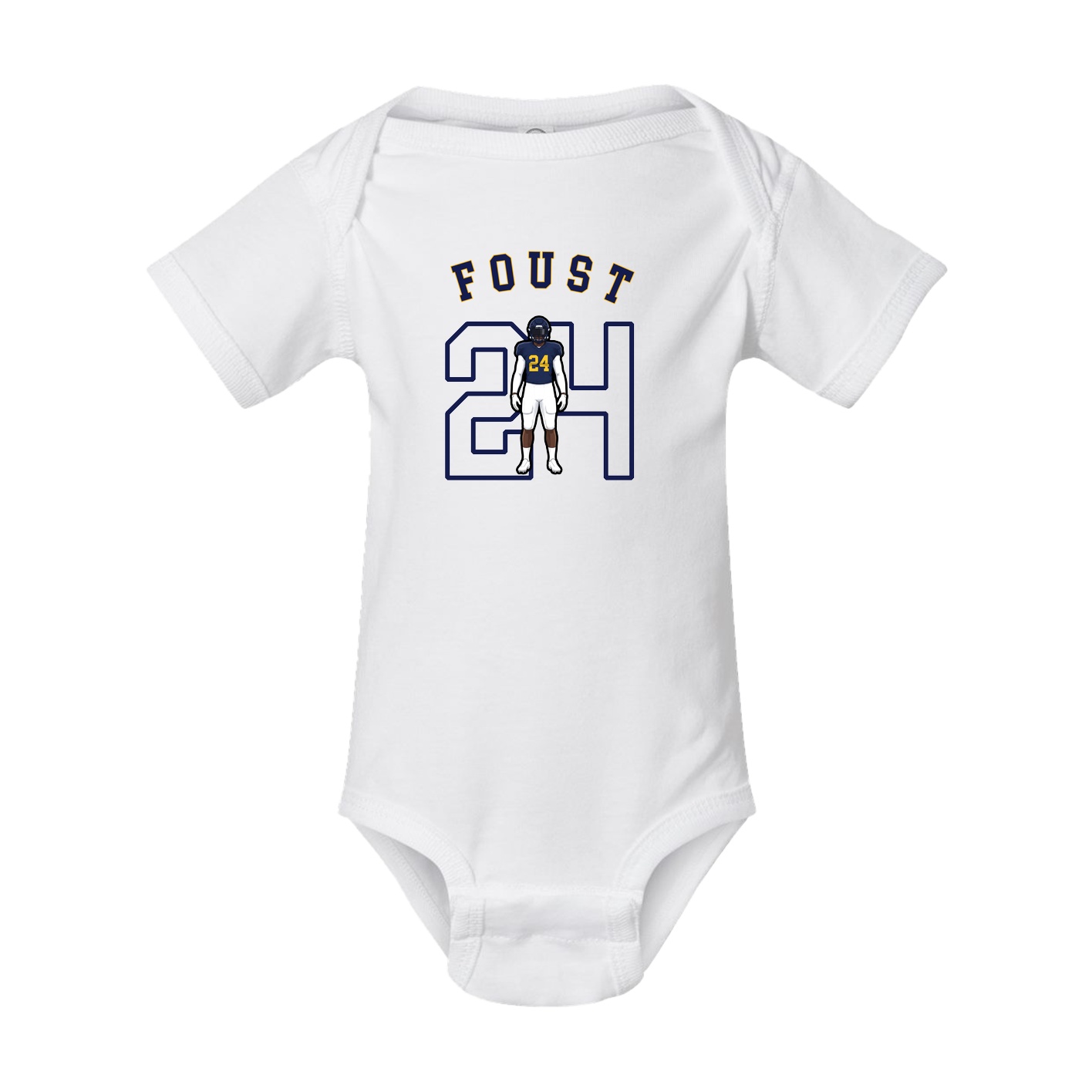 Baby Onesie — Shirsey Arch in White