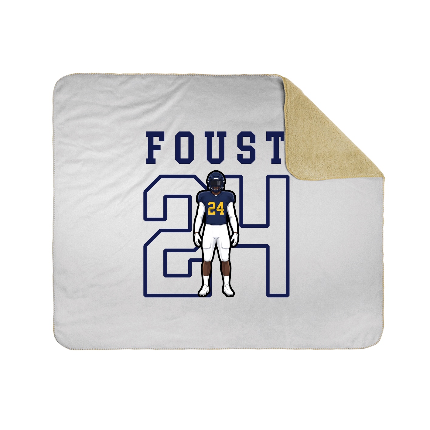 Throw Blanket — Shirsey in White