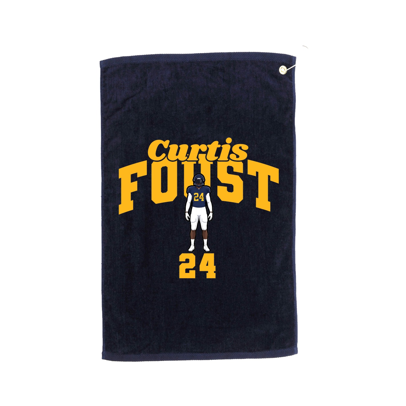 Golf Towel — Signature Arch in Navy