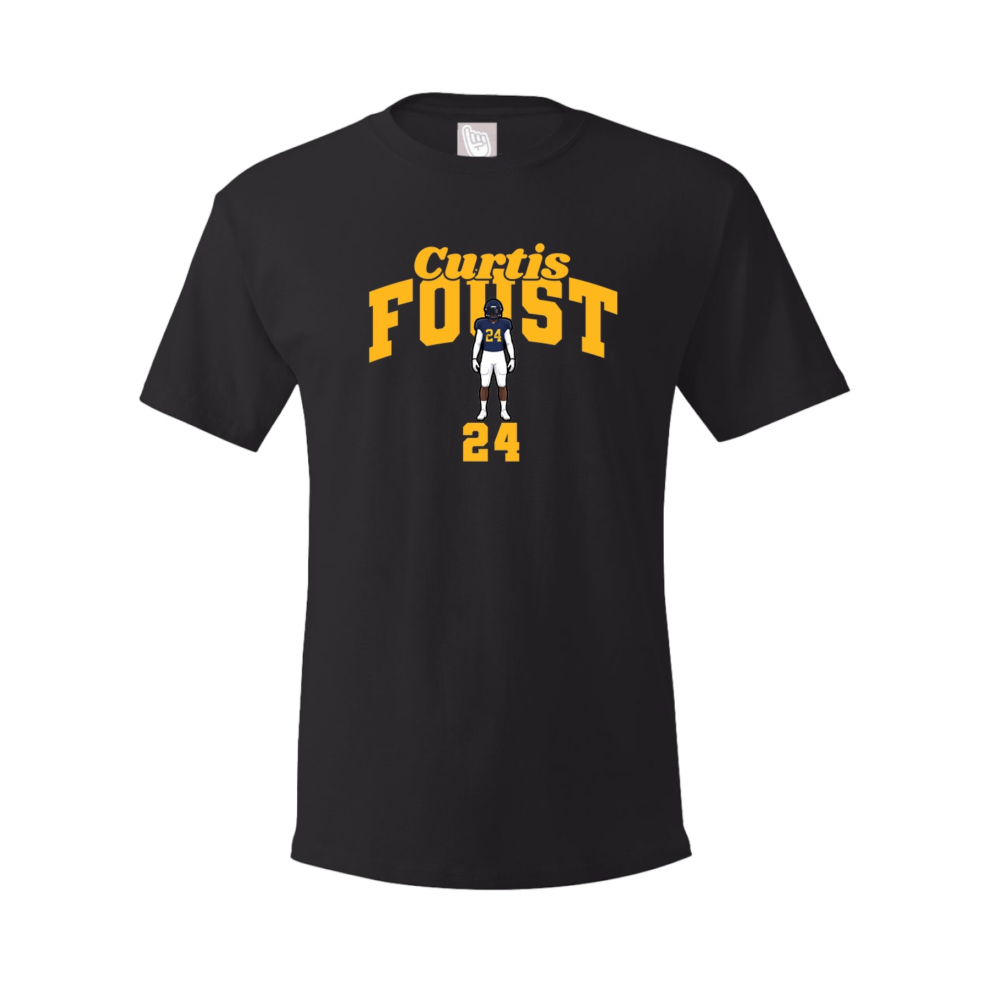 Youth Tee — Signature Arch in Black