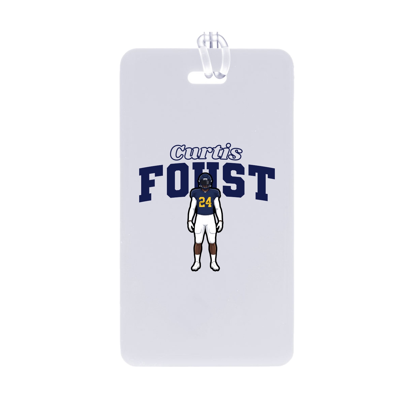 Bag Tag — Name Arch in Classic
