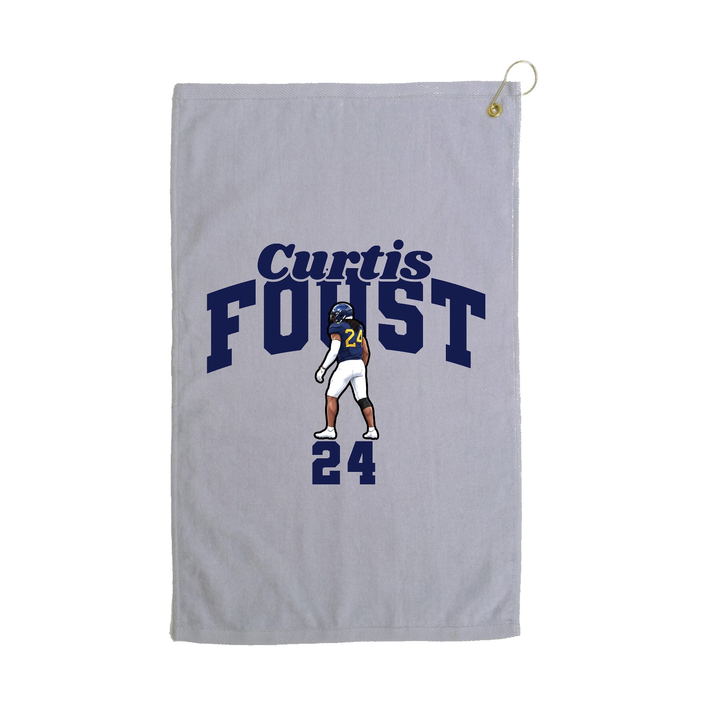 Golf Towel — Signature Arch in Grey