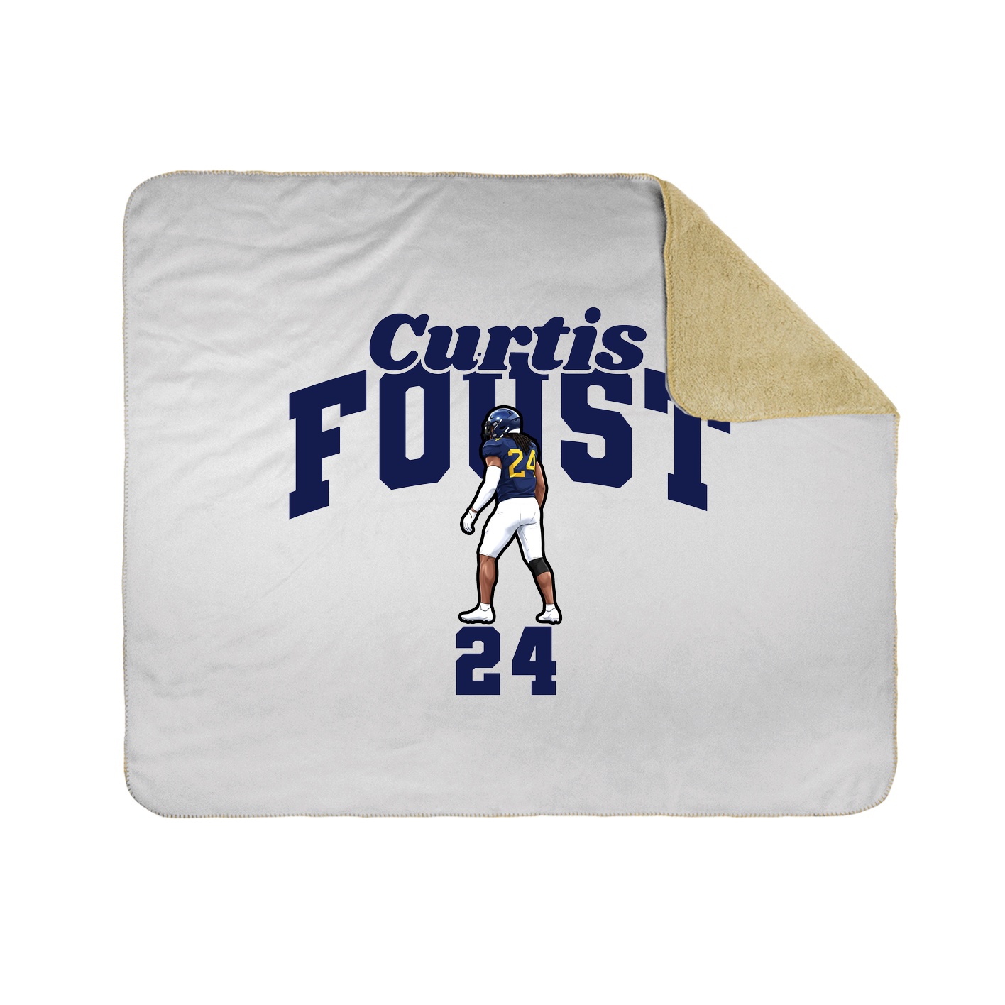 Throw Blanket — Signature Arch in White