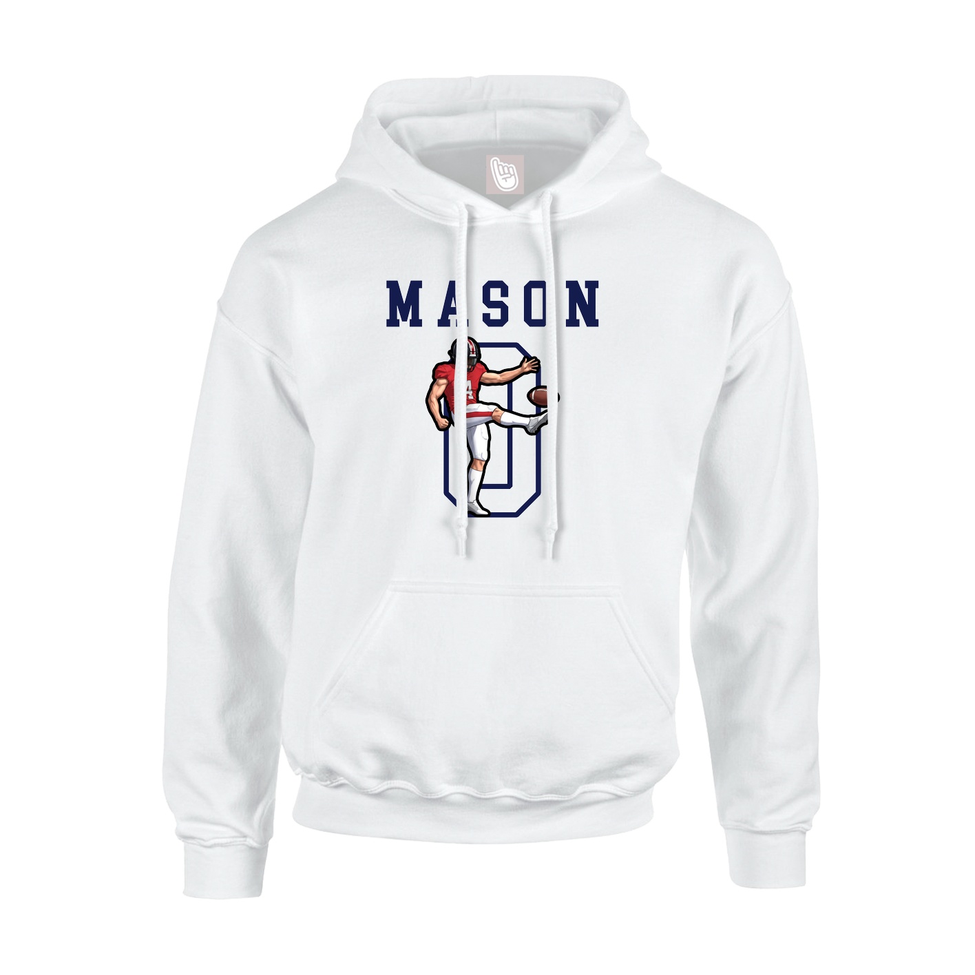 Youth Hoodie — Shirsey in White
