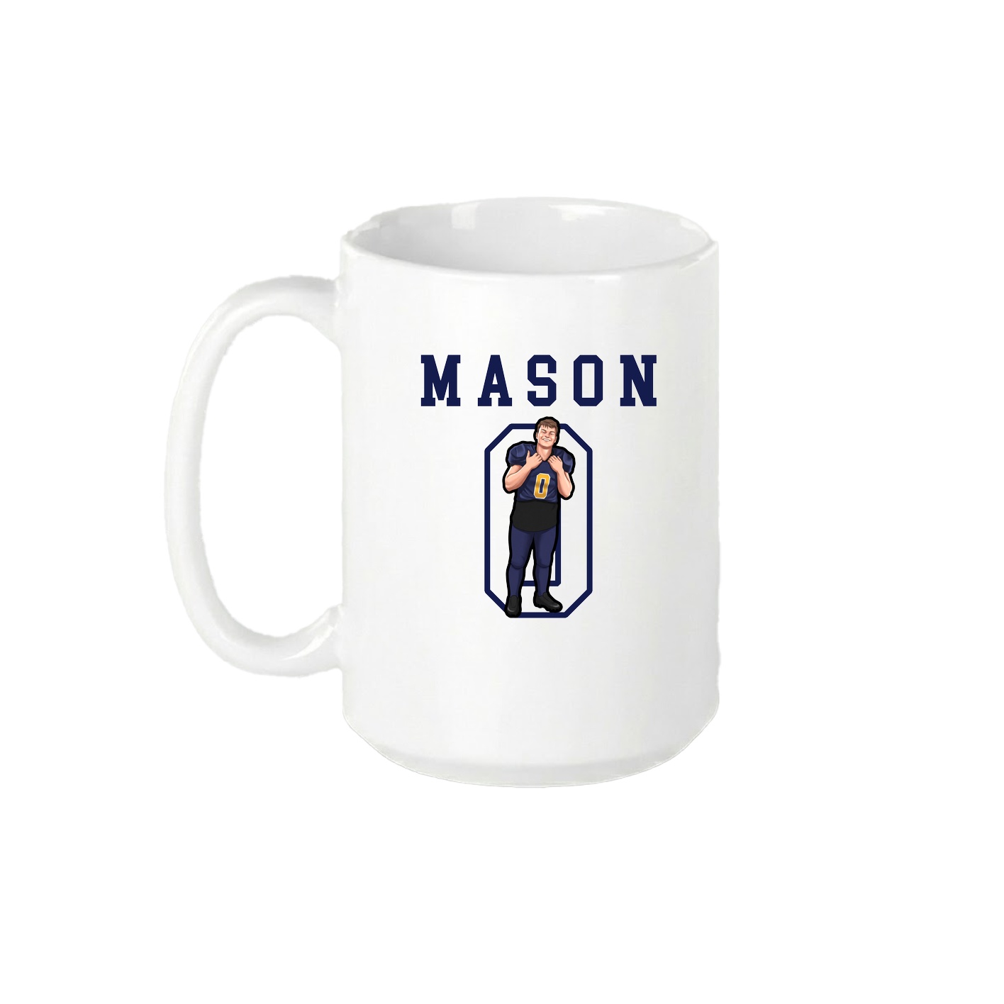 15oz Coffee Mug — Shirsey in White