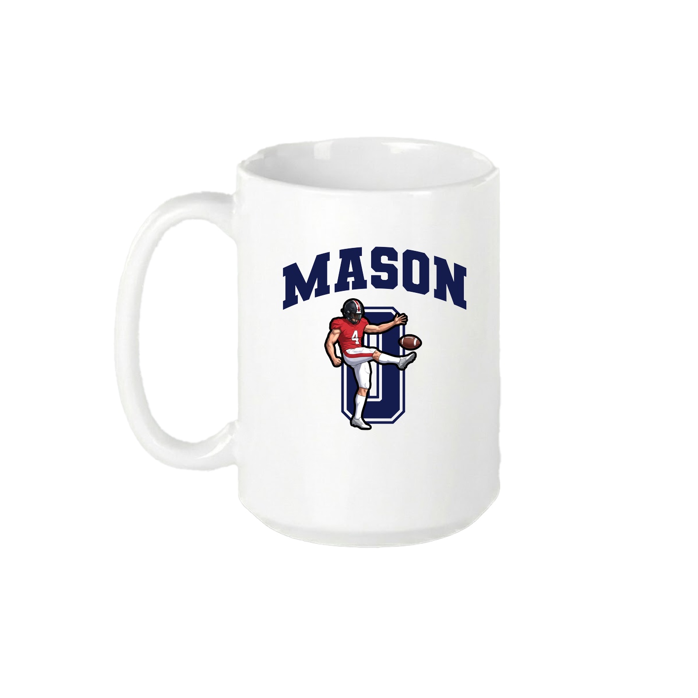 15oz Coffee Mug — Number in White