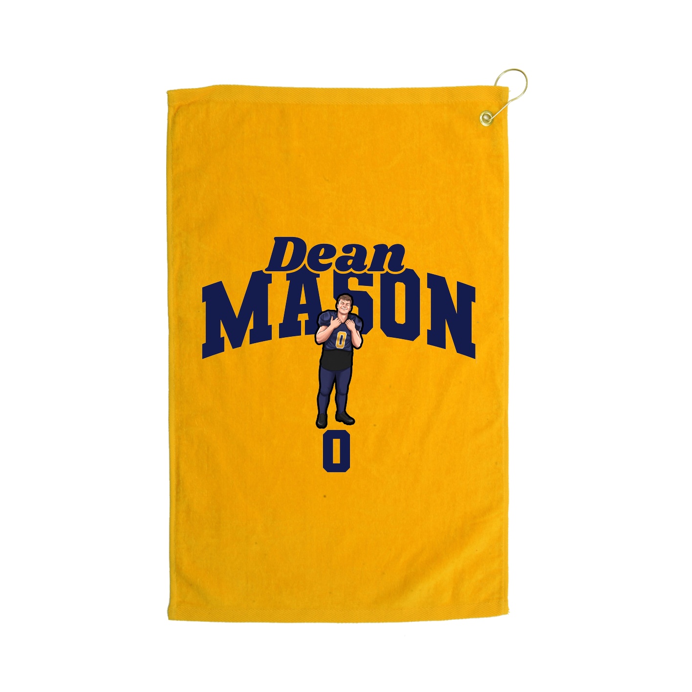 Golf Towel — Signature Arch in Gold