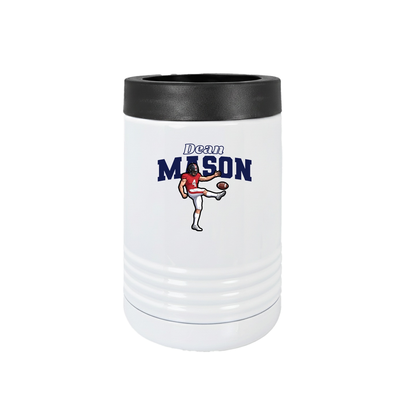 Beverage Holder — Name Arch in White