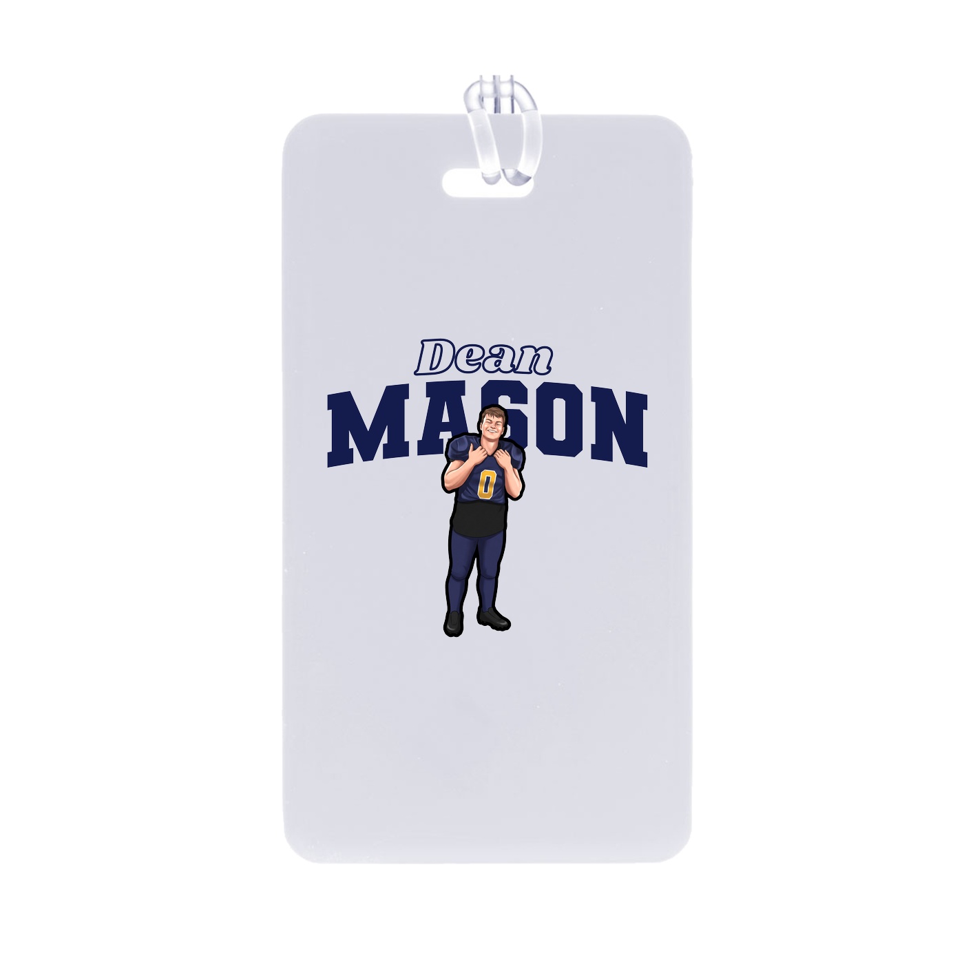 Bag Tag — Name Arch in Classic