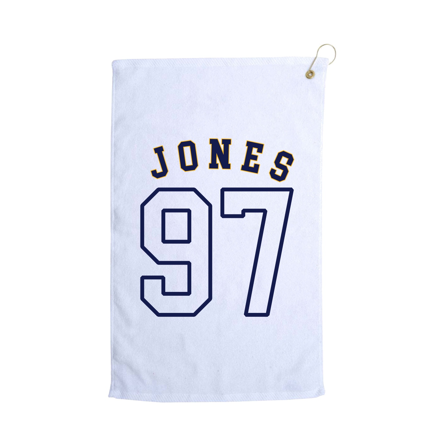 Golf Towel — Shirsey Arch in White