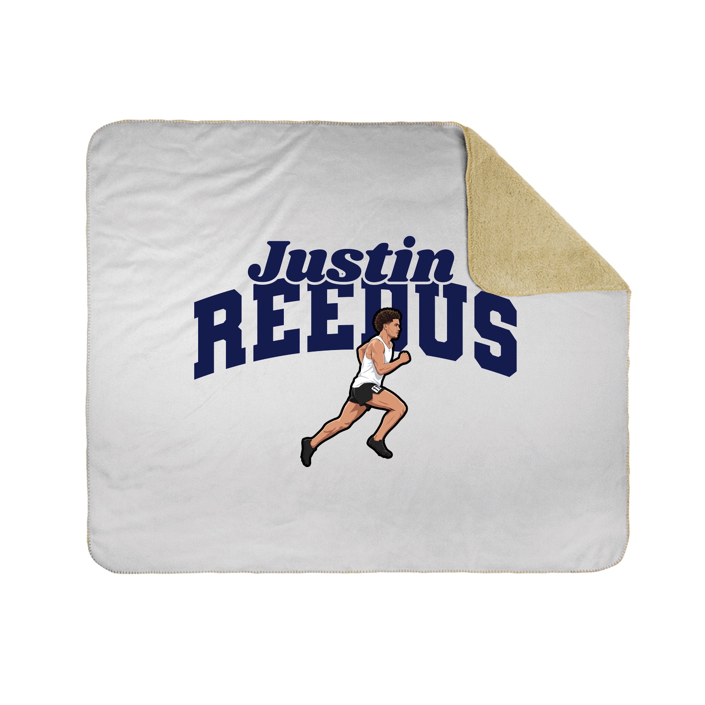 Throw Blanket — Signature Arch in White