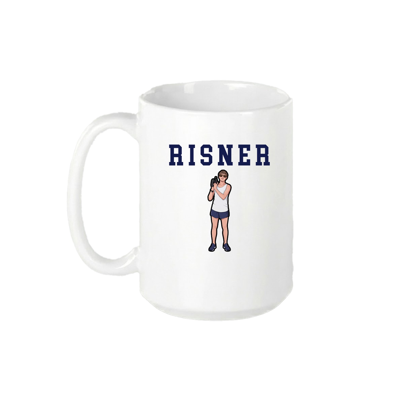 15oz Coffee Mug — Shirsey in White