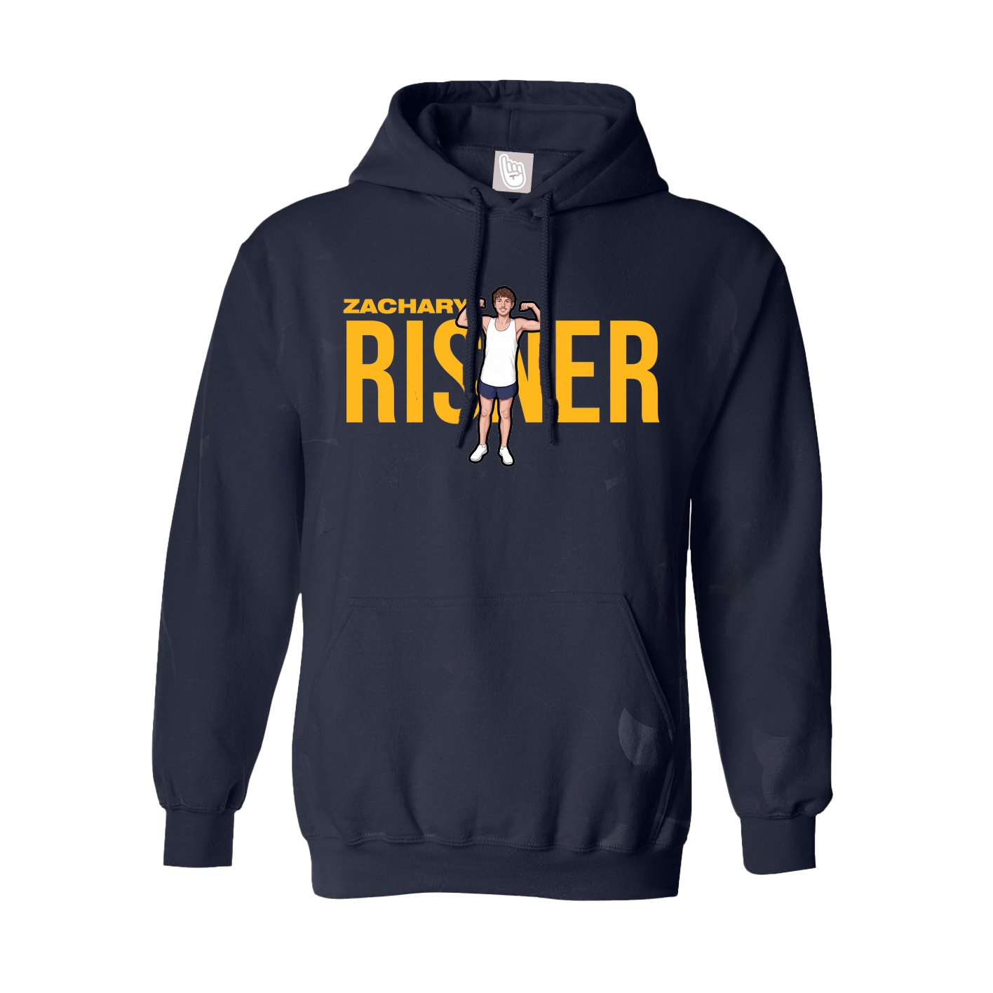 Hoodie — Player Name in Navy