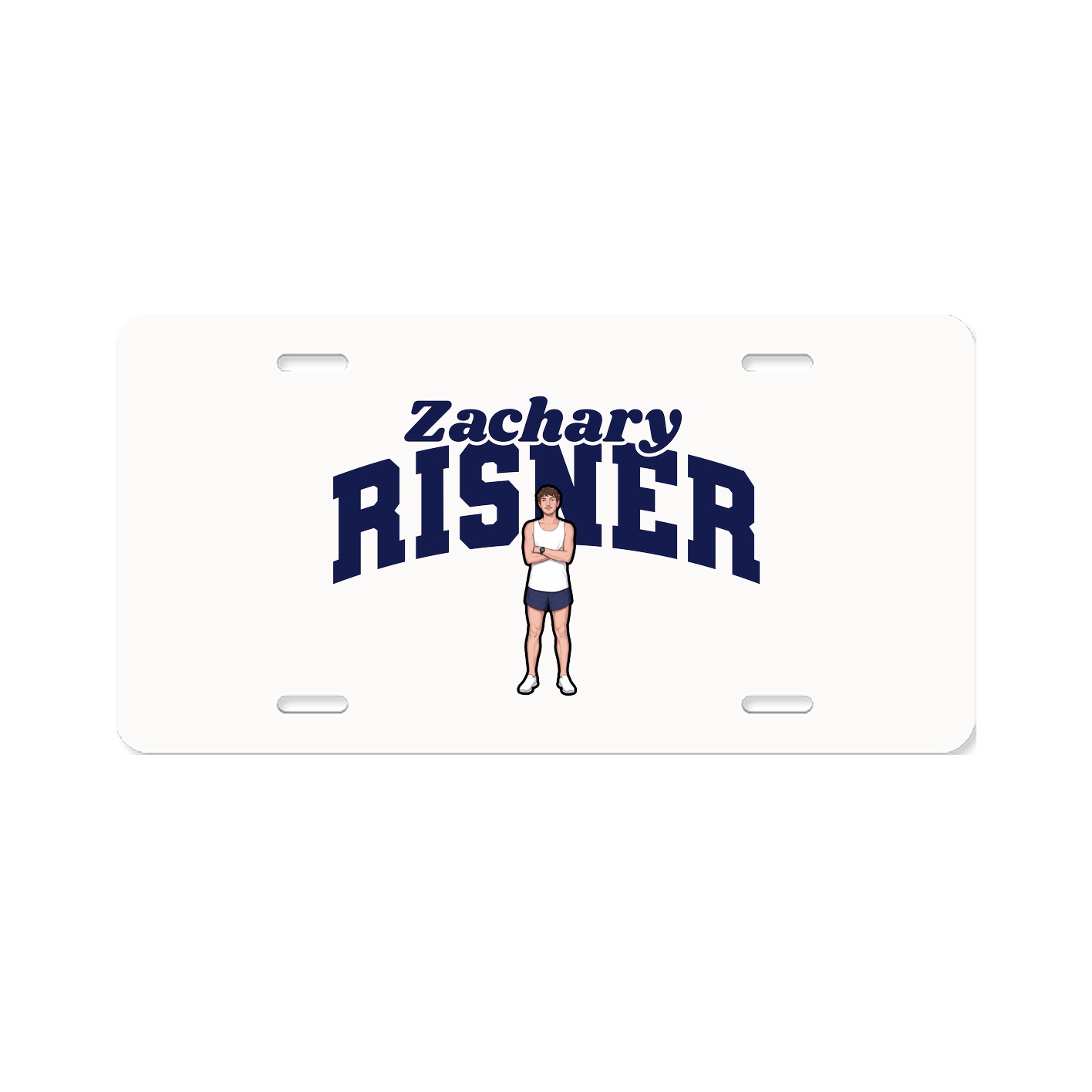 License Plate — Signature Arch in Classic
