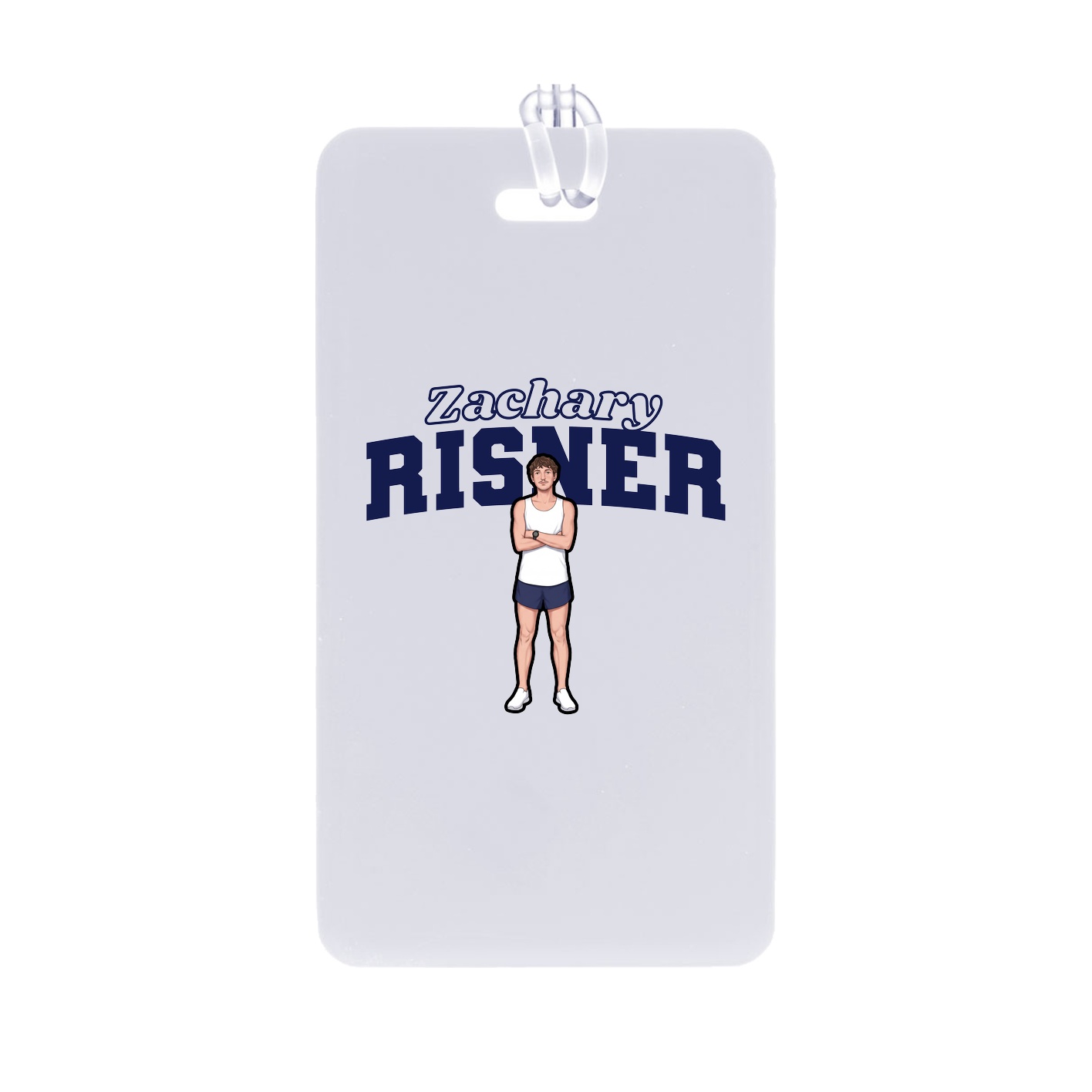 Bag Tag — Name Arch in Classic