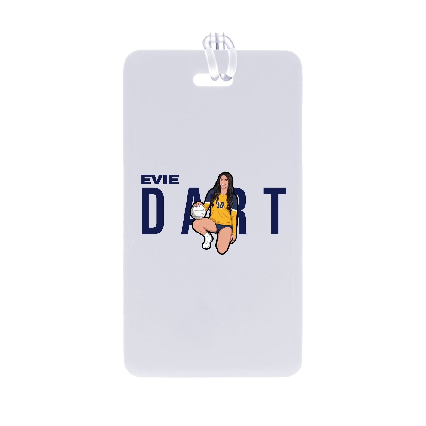 Bag Tag — Player Name in Classic