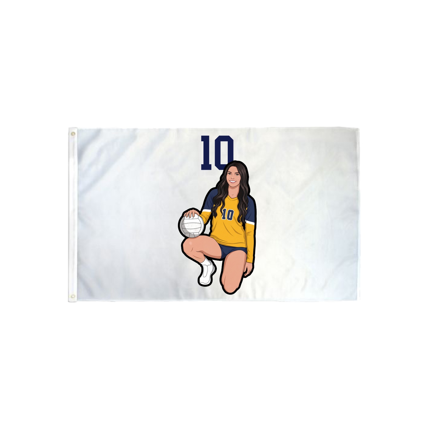 3x5 Flag — Number Top in Classic